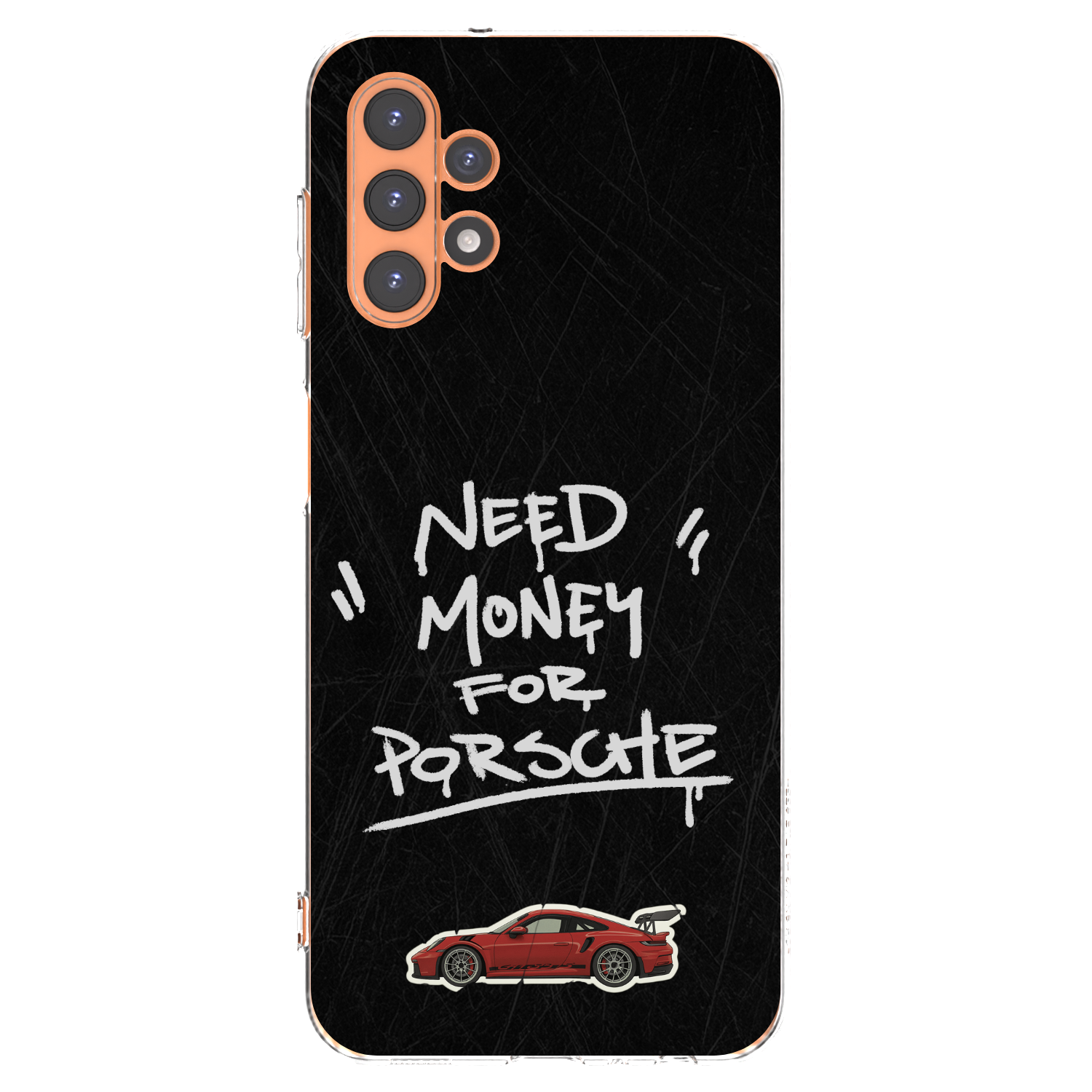 Picasee silikonski prozorni ovitek za Samsung Galaxy A13 4G A135 - Dark Racer