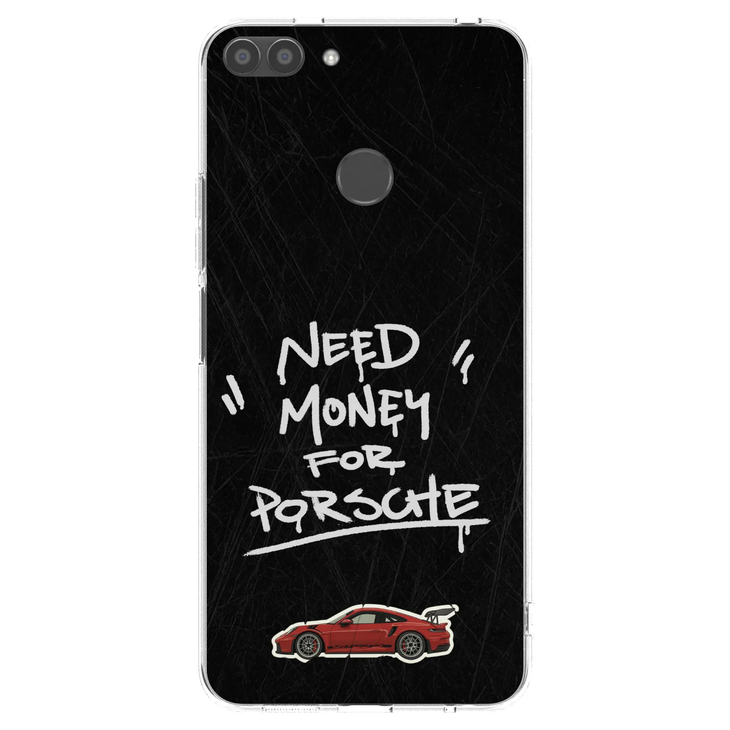 Picasee silikonski prozorni ovitek za Huawei P Smart - Dark Racer