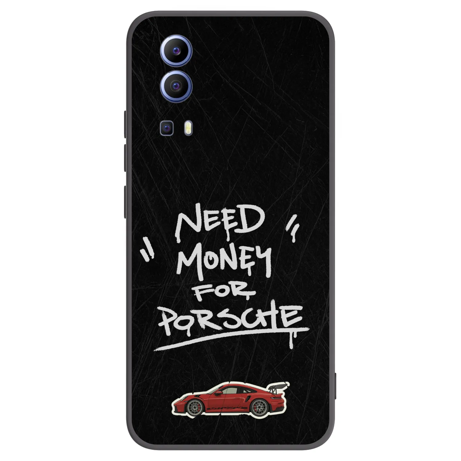 Picasee silikonski črni ovitek za Vivo Y52 5G - Dark Racer