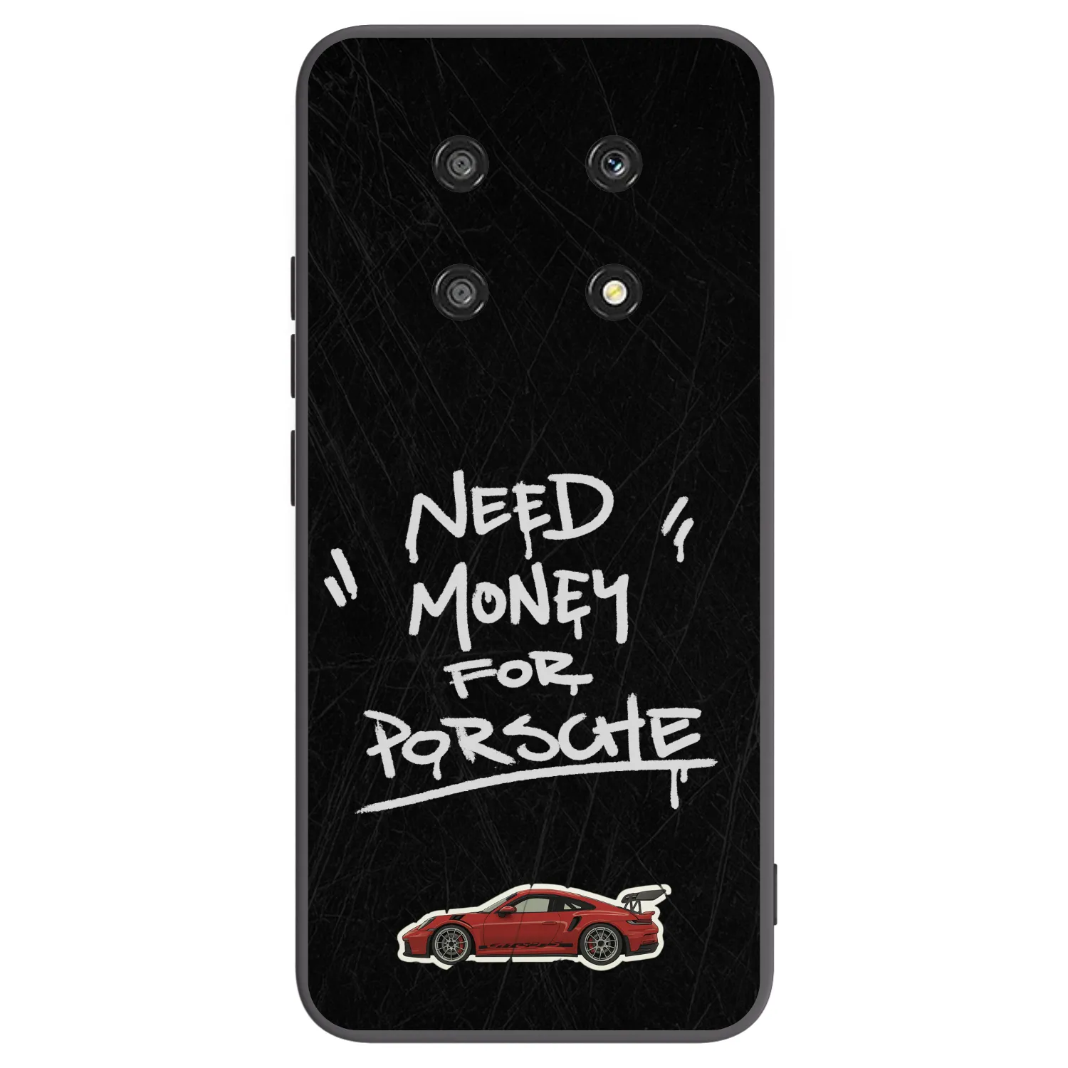 Picasee silikonski črni ovitek za Honor Magic4 Lite 5G - Dark Racer
