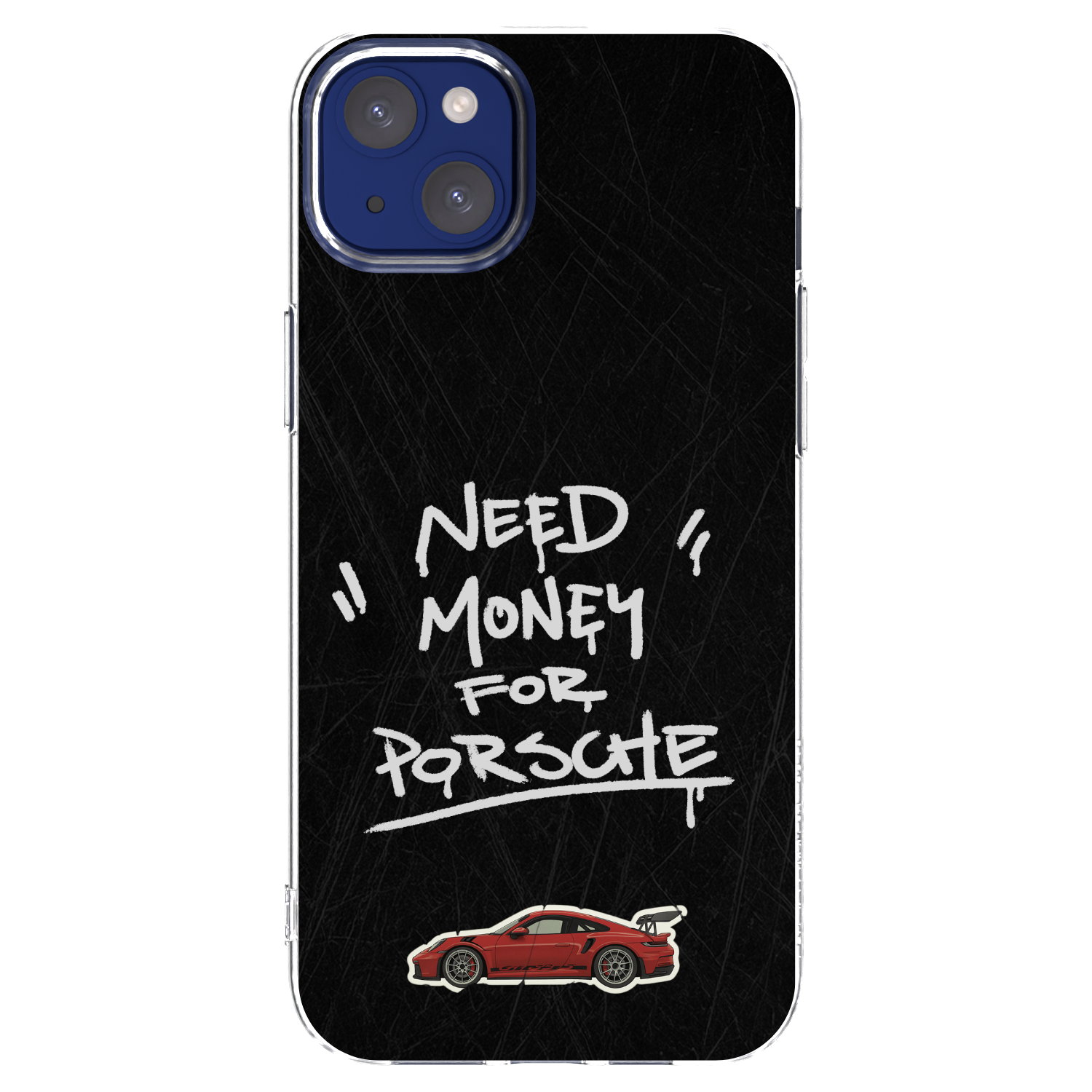 Picasee silikonski prozorni ovitek za Apple iPhone 14 Plus - Dark Racer