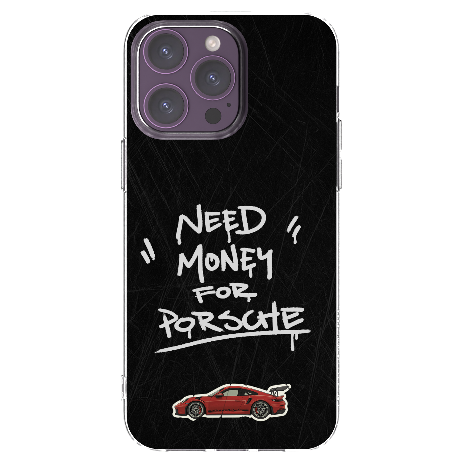 Picasee silikonski prozorni ovitek za Apple iPhone 14 Pro Max - Dark Racer