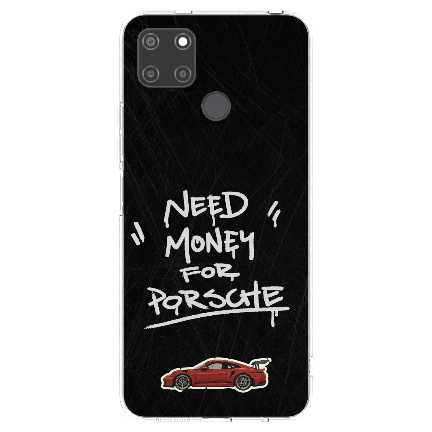 Picasee silikonski prozorni ovitek za Realme C21Y - Dark Racer