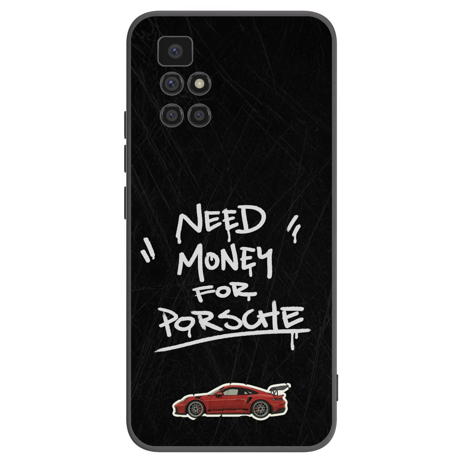 Picasee silikonski črni ovitek za Xiaomi Redmi 10 (2022) - Dark Racer