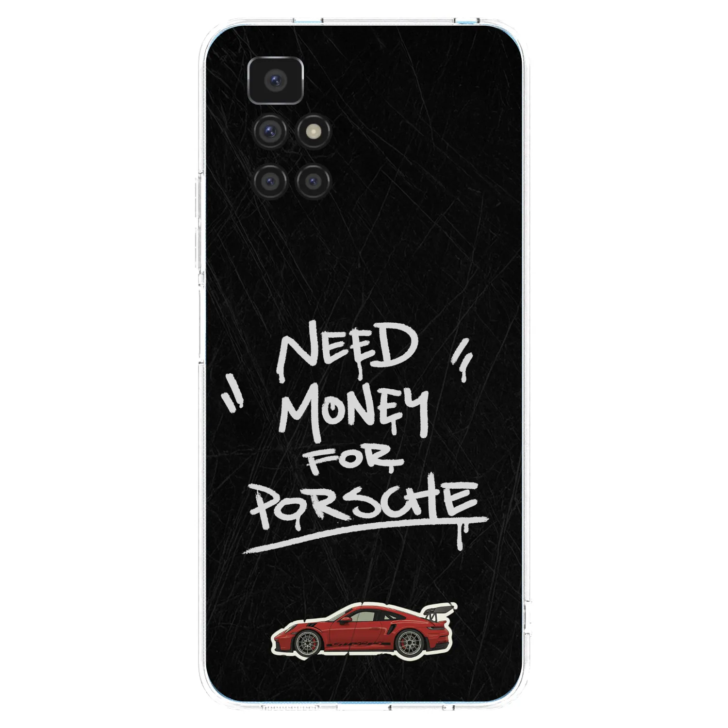 Picasee silikonski prozorni ovitek za Xiaomi Redmi 10 (2022) - Dark Racer