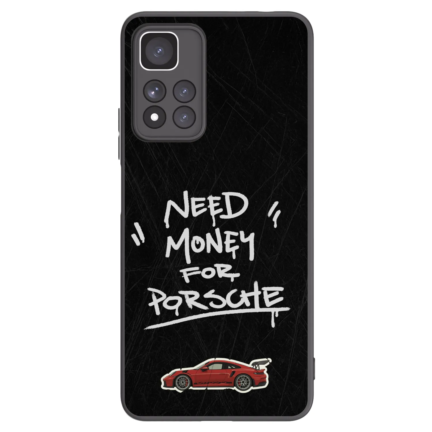 Picasee silikonski črni ovitek za Xiaomi Redmi Note 11 Pro+ 5G - Dark Racer
