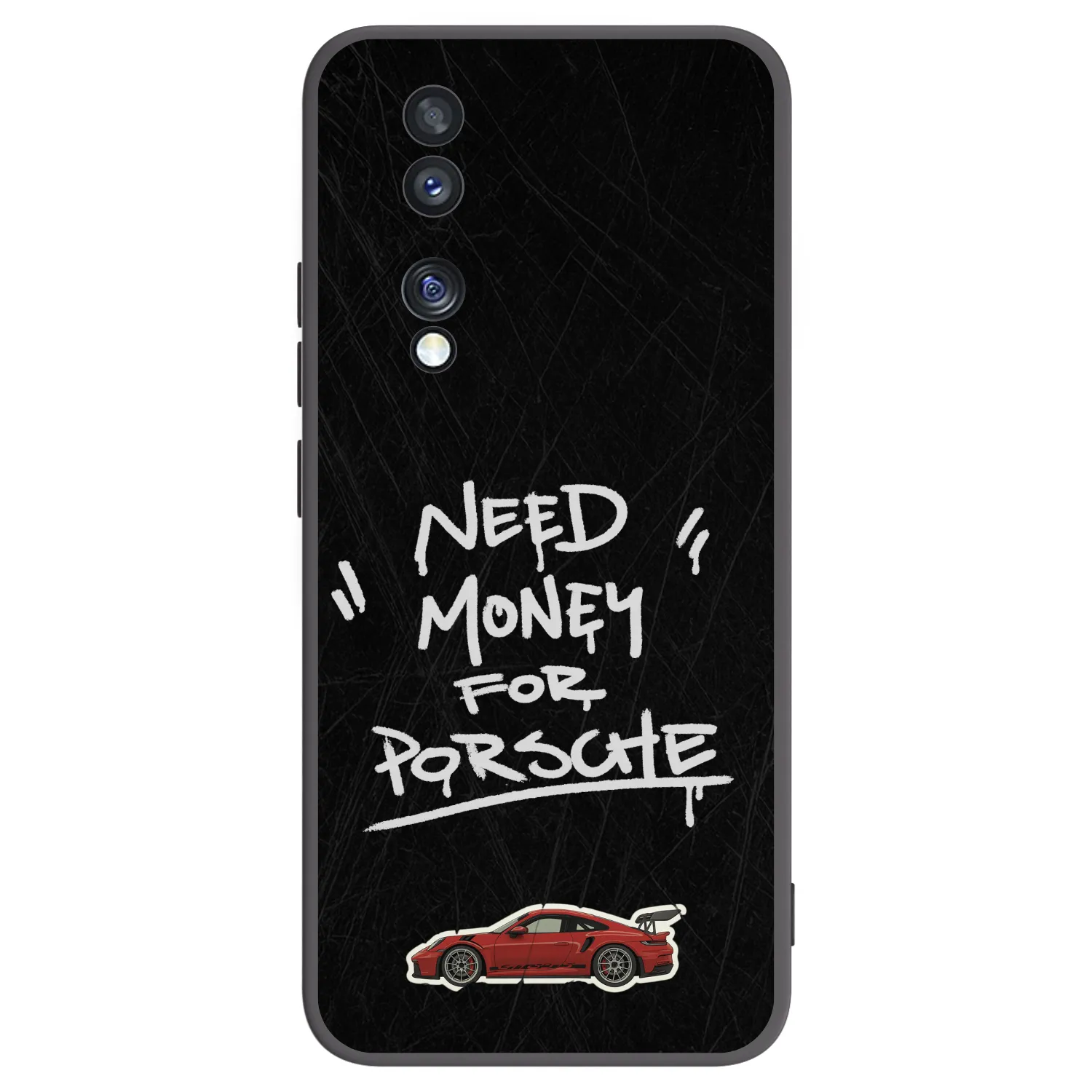 Picasee silikonski črni ovitek za Honor 70 - Dark Racer