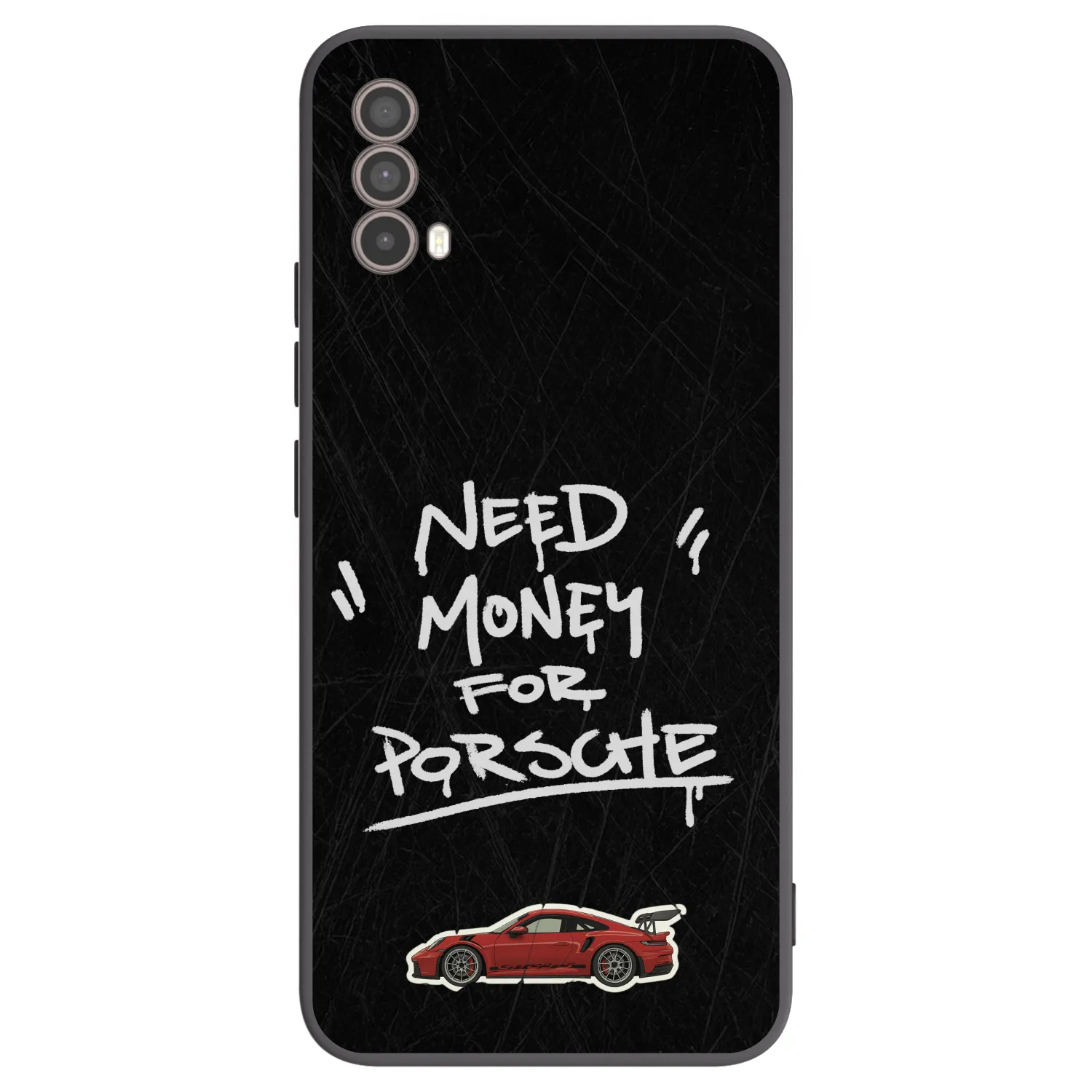 Picasee silikonski črni ovitek za Motorola Moto E40 - Dark Racer