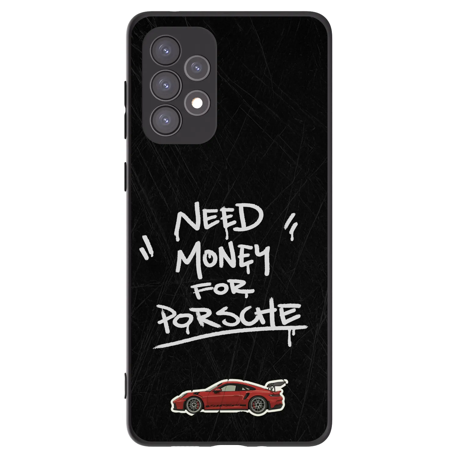 Picasee silikonski črni ovitek za Samsung Galaxy A73 5G - Dark Racer