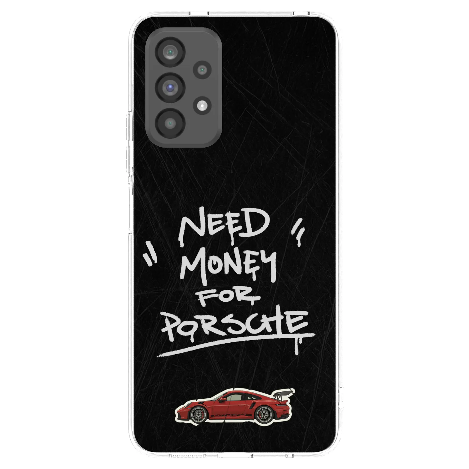 Picasee silikonski prozorni ovitek za Samsung Galaxy A73 5G - Dark Racer