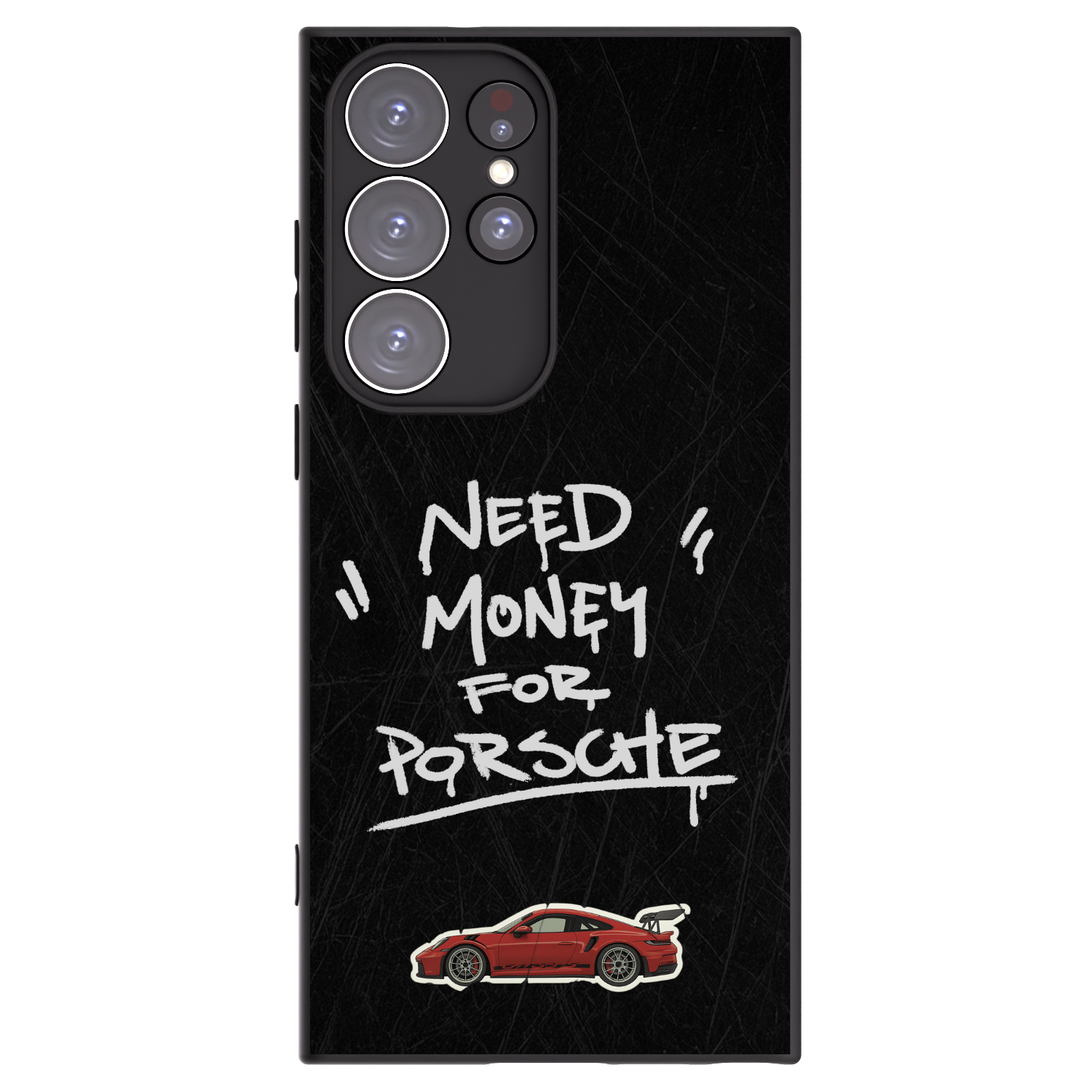 Picasee silikonski črni ovitek za Samsung Galaxy S23 Ultra 5G - Dark Racer