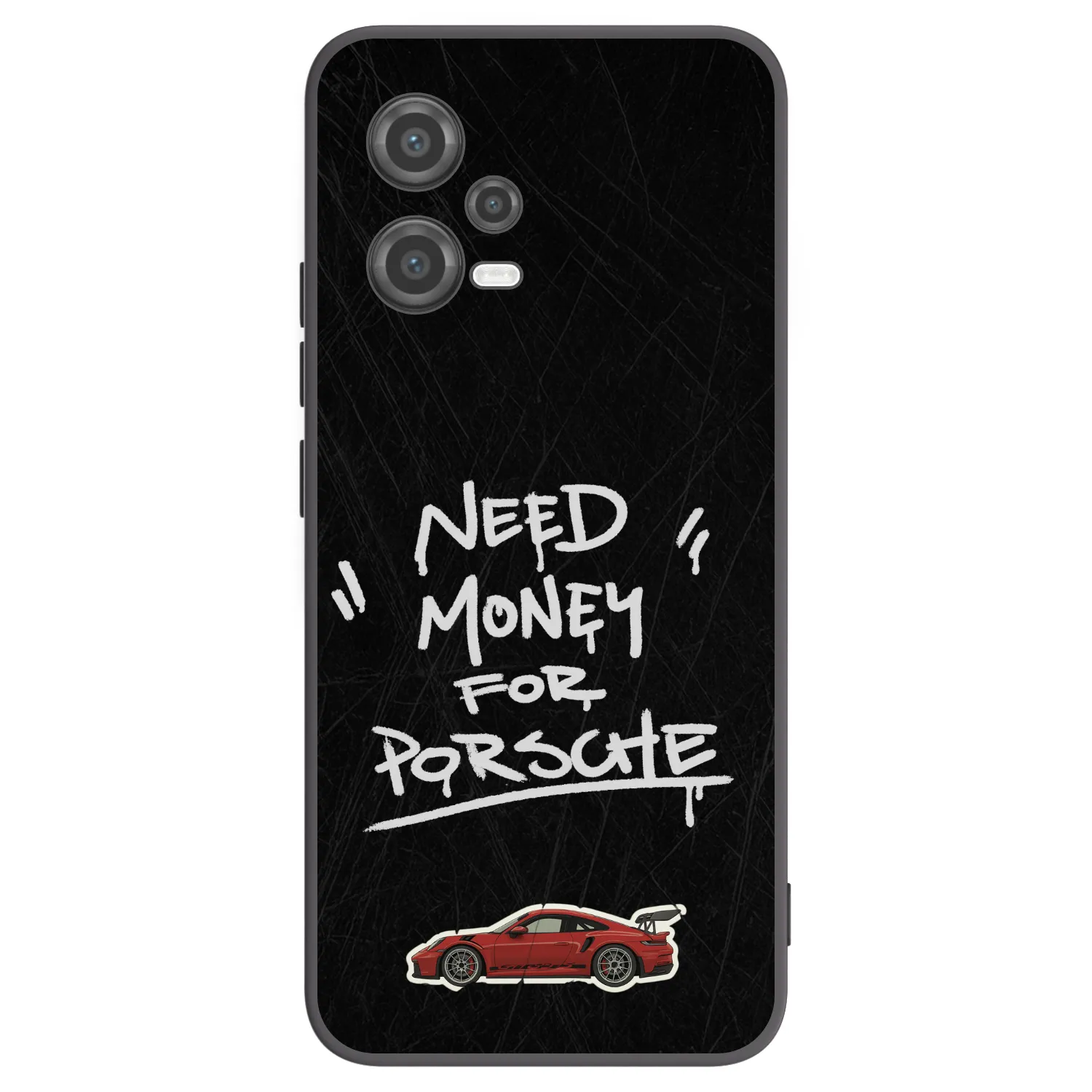Picasee silikonski črni ovitek za Xiaomi Poco X5 - Dark Racer