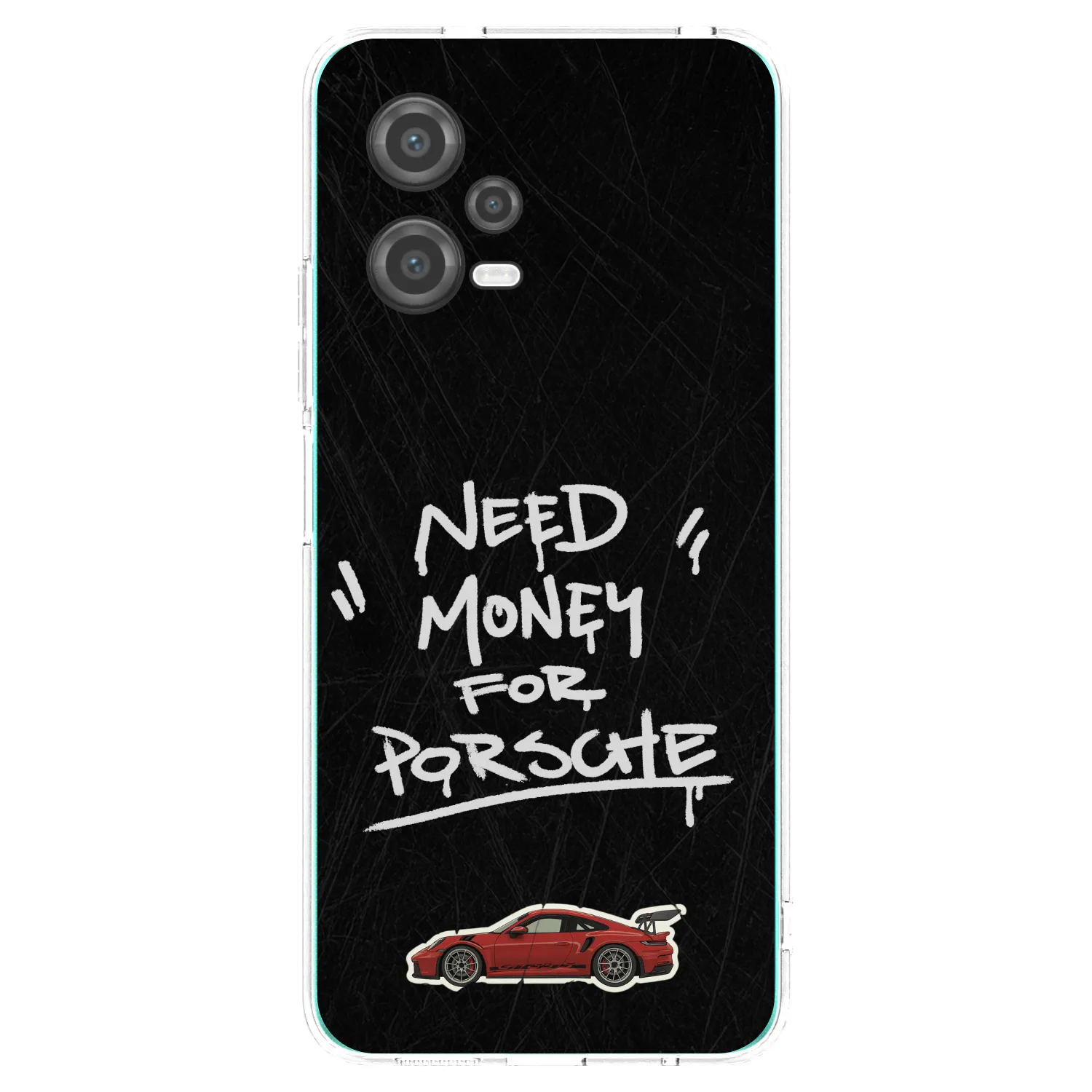Picasee silikonski prozorni ovitek za Xiaomi Poco X5 - Dark Racer