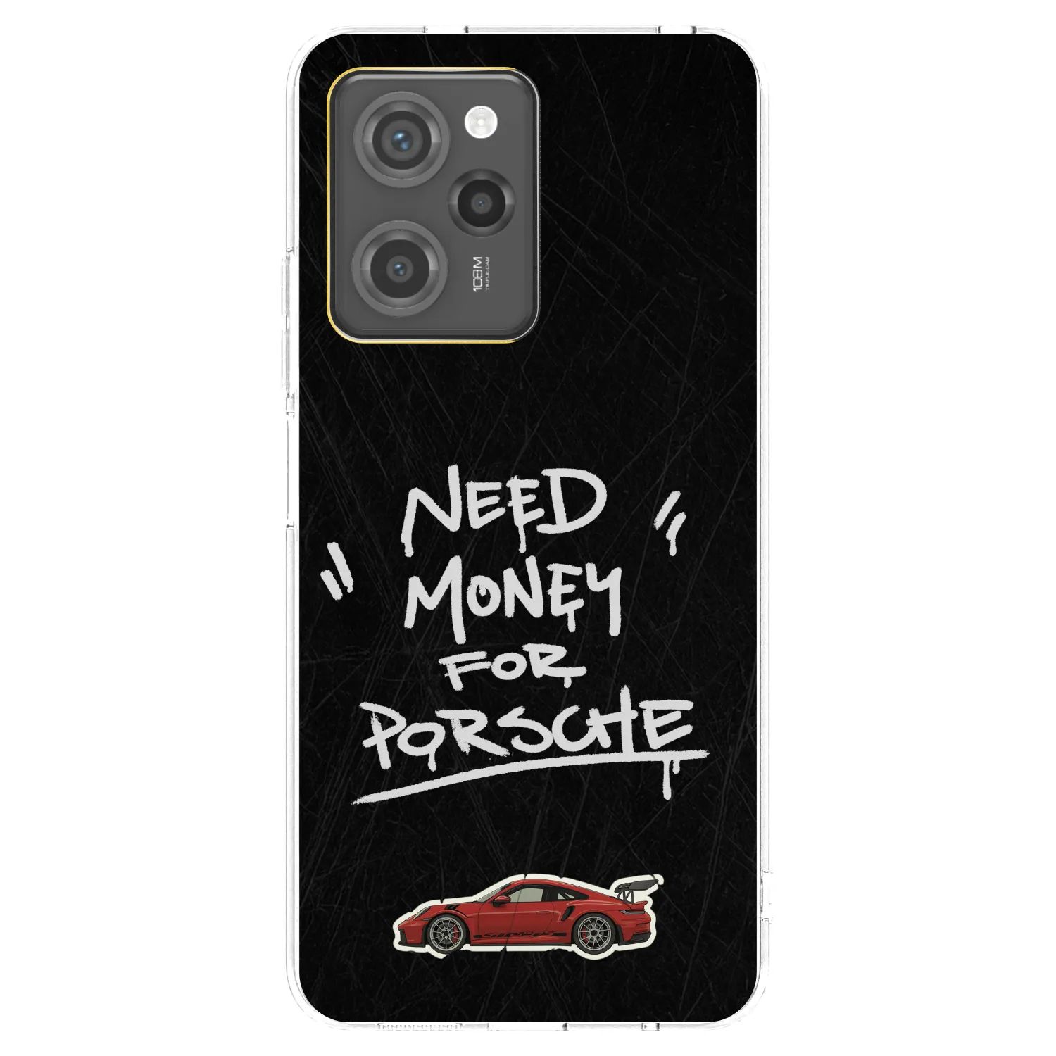 Picasee silikonski črni ovitek za Xiaomi Poco X5 Pro - Dark Racer