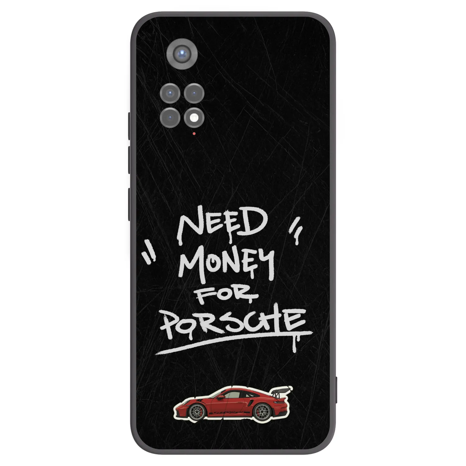 Picasee silikonski črni ovitek za Xiaomi Redmi Note 11S 5G - Dark Racer