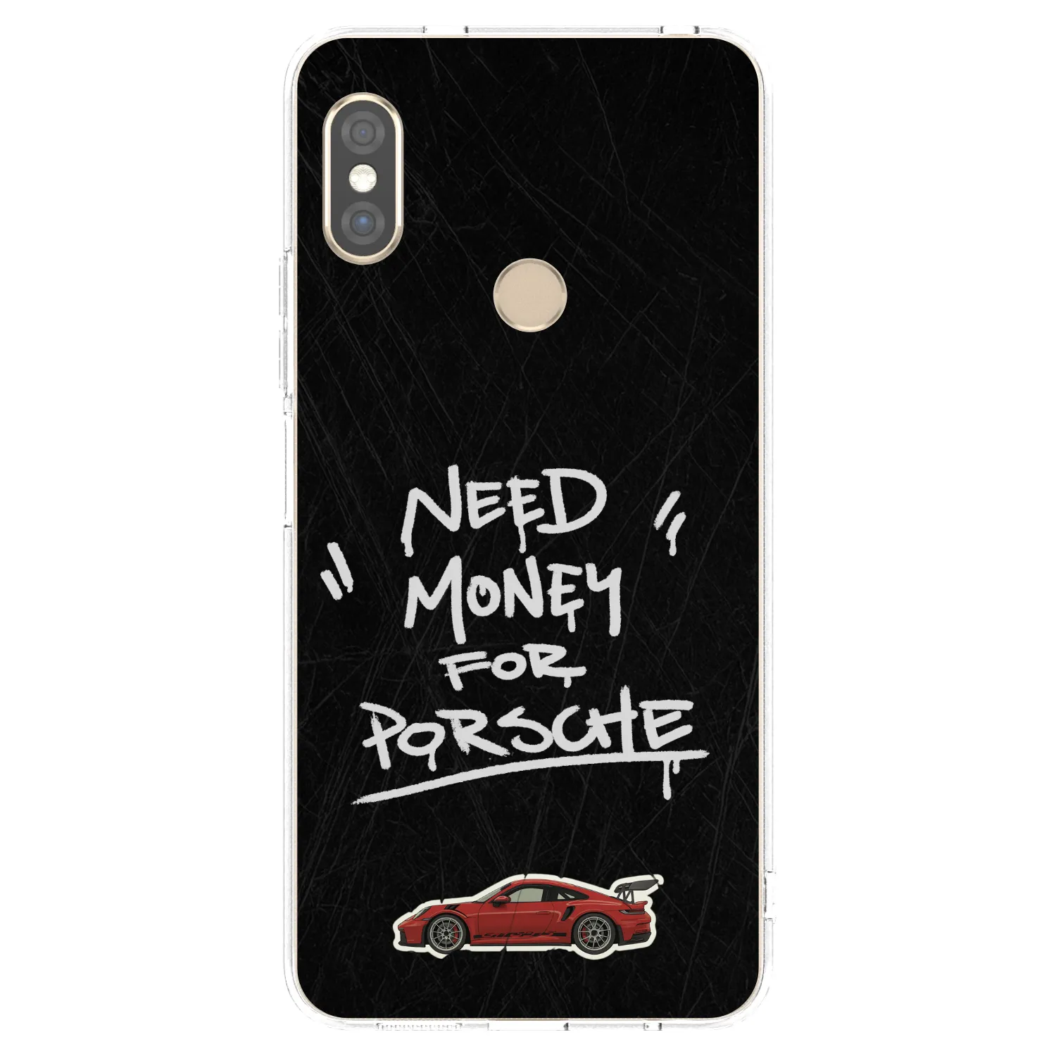 Picasee silikonski prozorni ovitek za Xiaomi Redmi Note 5 Global - Dark Racer