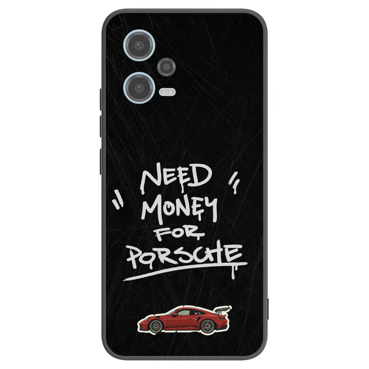 Picasee silikonski črni ovitek za Xiaomi Redmi Note 12 5G - Dark Racer