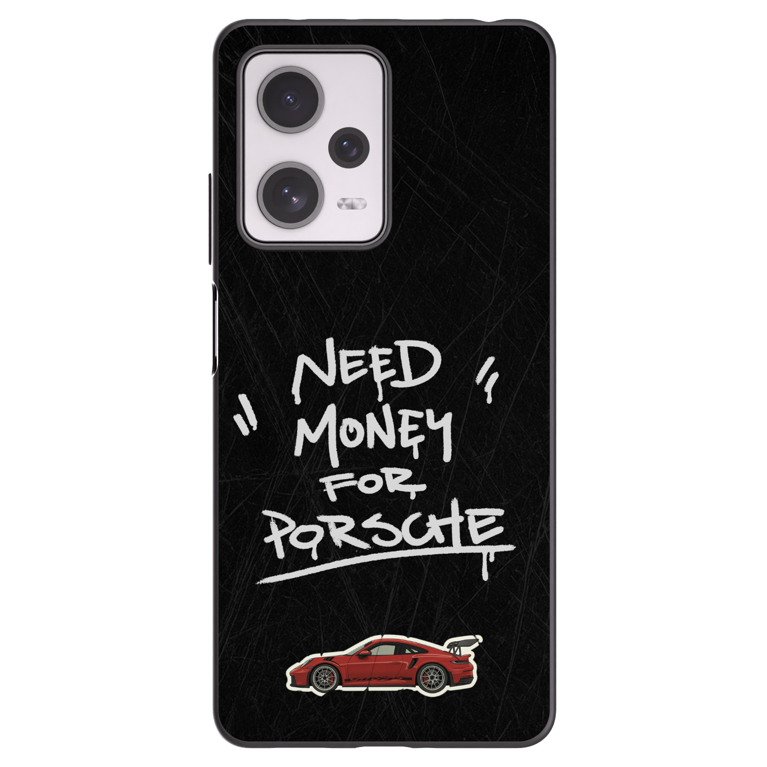 Picasee silikonski črni ovitek za Xiaomi Redmi Note 12 Pro+ 5G - Dark Racer