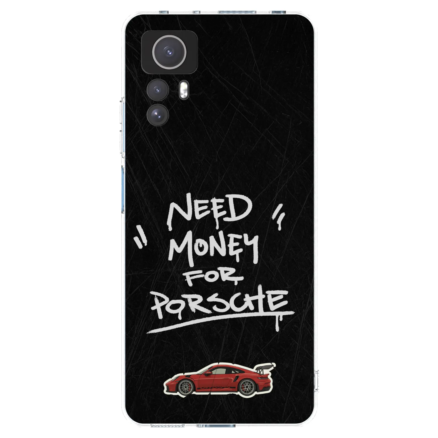 Picasee silikonski prozorni ovitek za Xiaomi Redmi Note 12S - Dark Racer