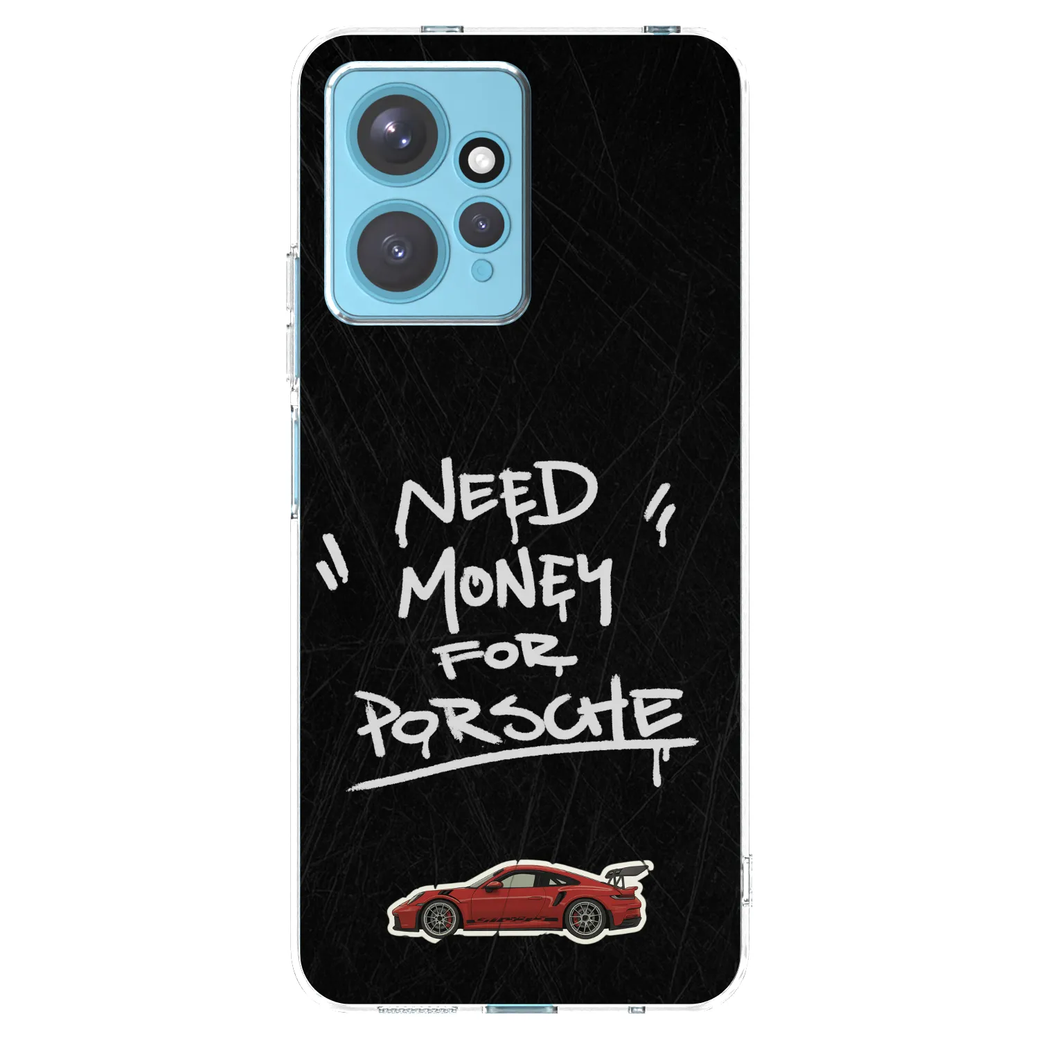 Picasee silikonski prozorni ovitek za Xiaomi Redmi Note 12 4G - Dark Racer