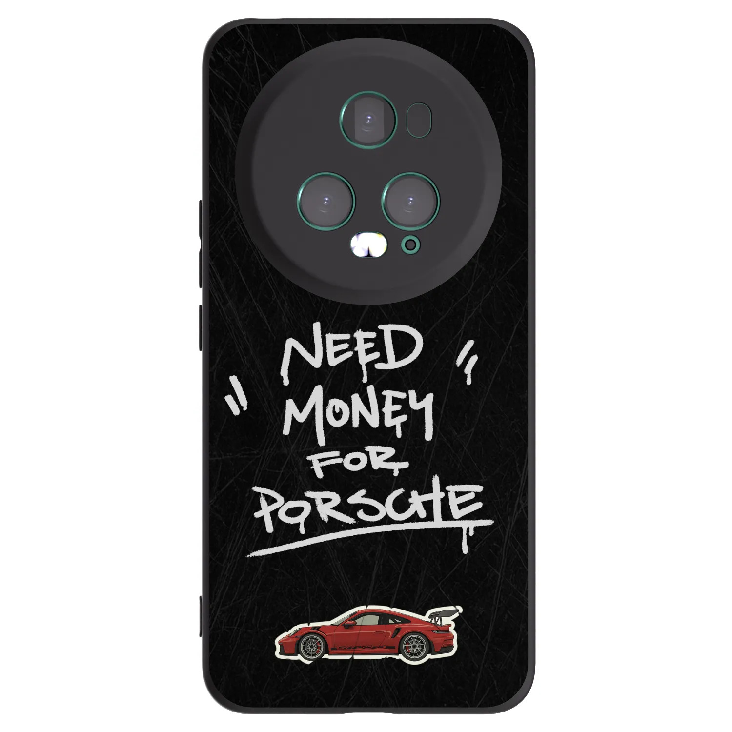 Picasee silikonski črni ovitek za Honor Magic5 Pro - Dark Racer