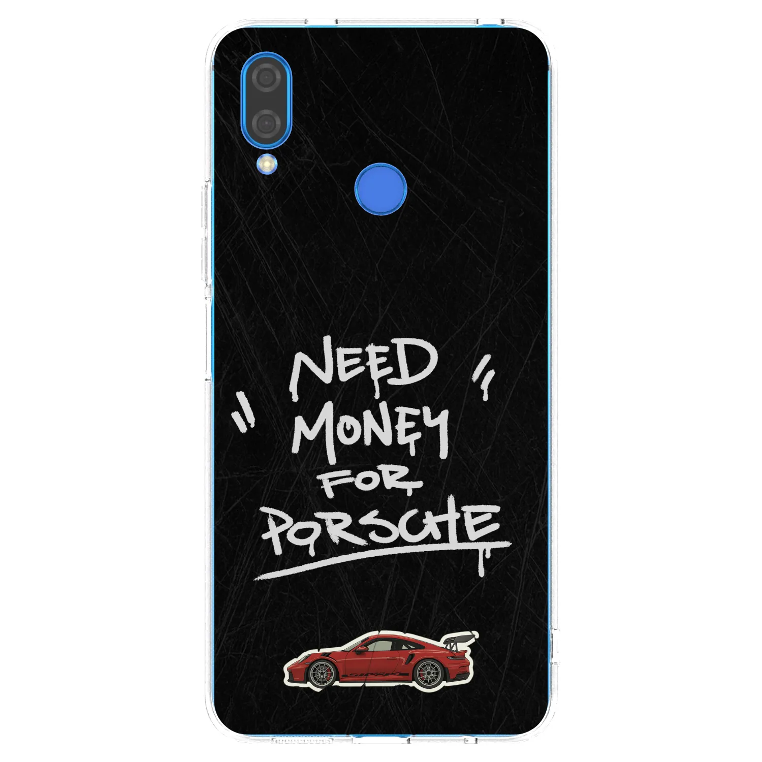 Picasee silikonski prozorni ovitek za Huawei Nova 3 - Dark Racer