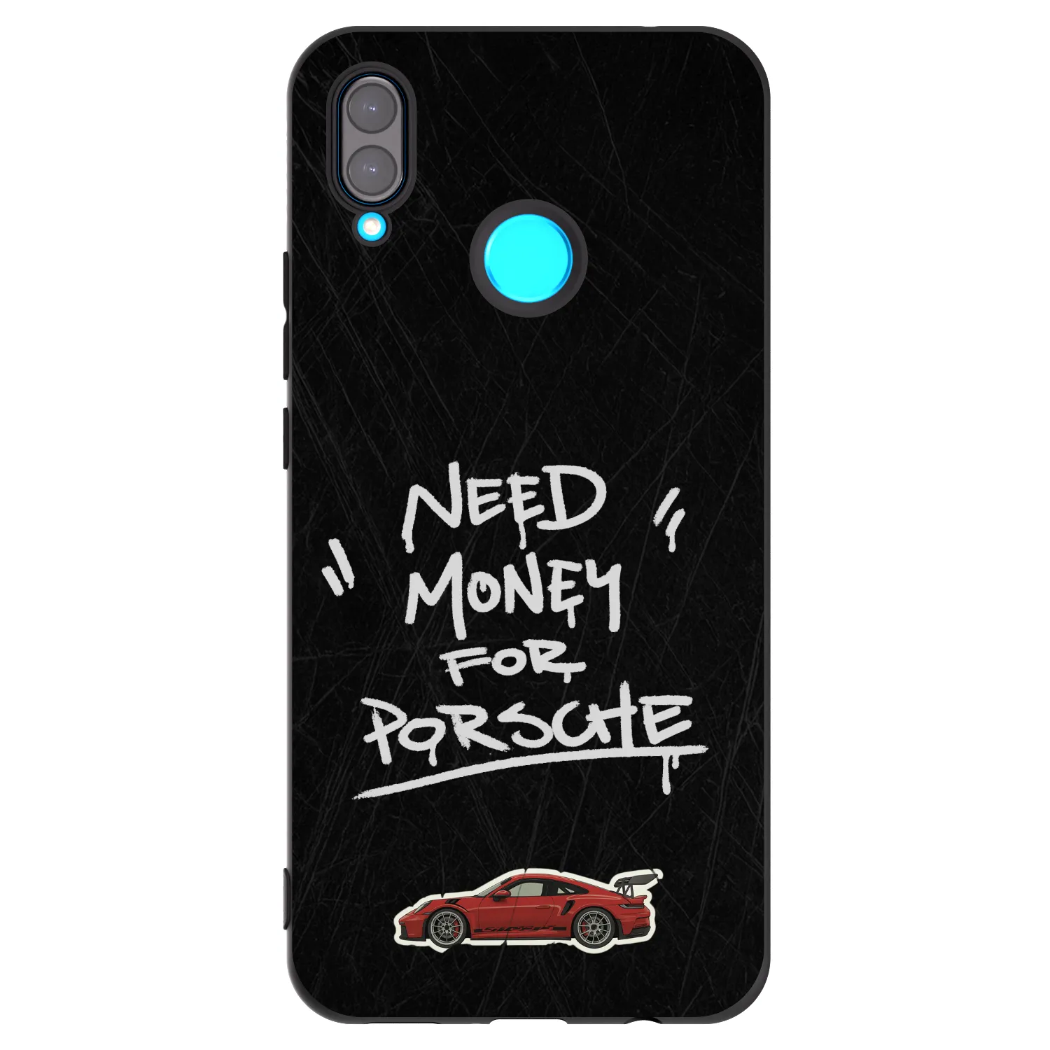 Picasee silikonski črni ovitek za Huawei Nova 3i - Dark Racer