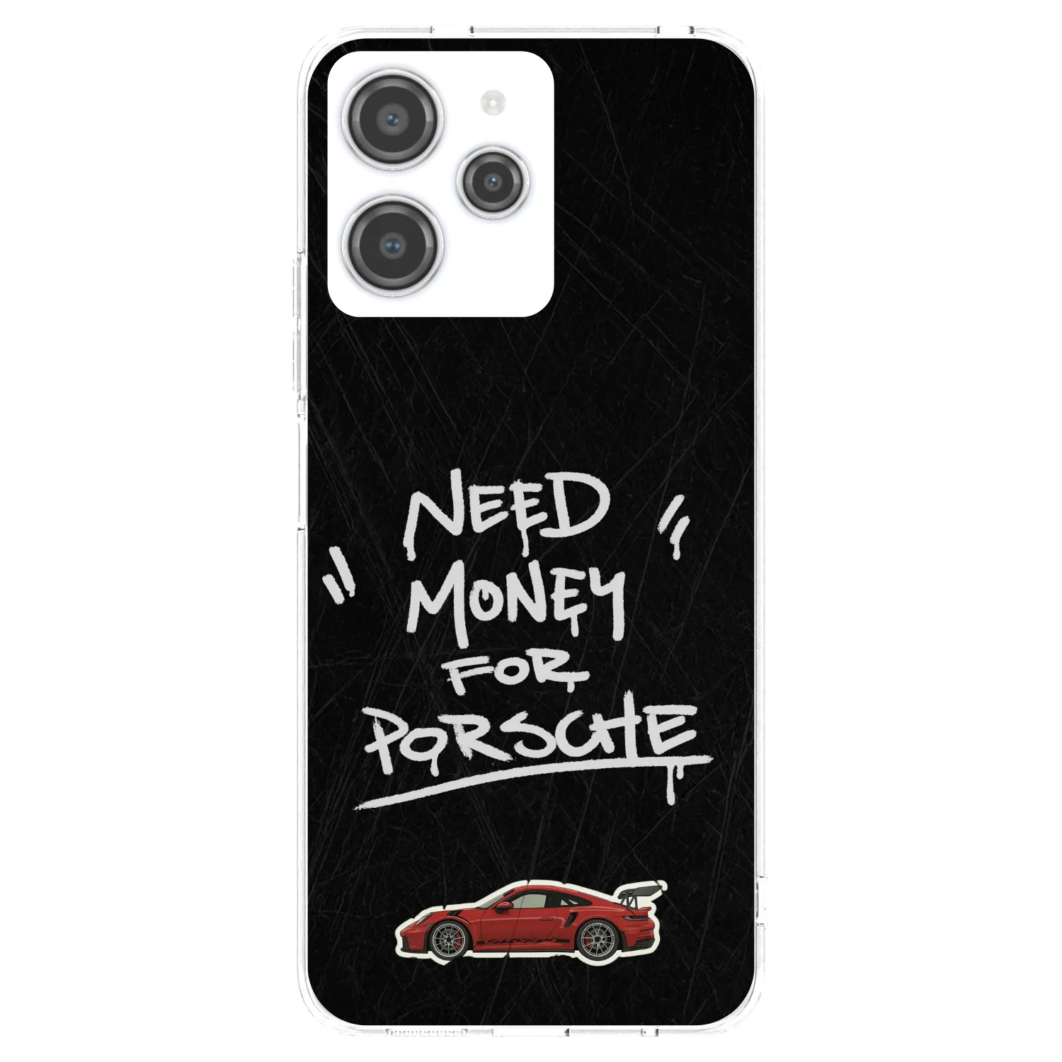 Picasee silikonski prozorni ovitek za Xiaomi Redmi 12 4G - Dark Racer