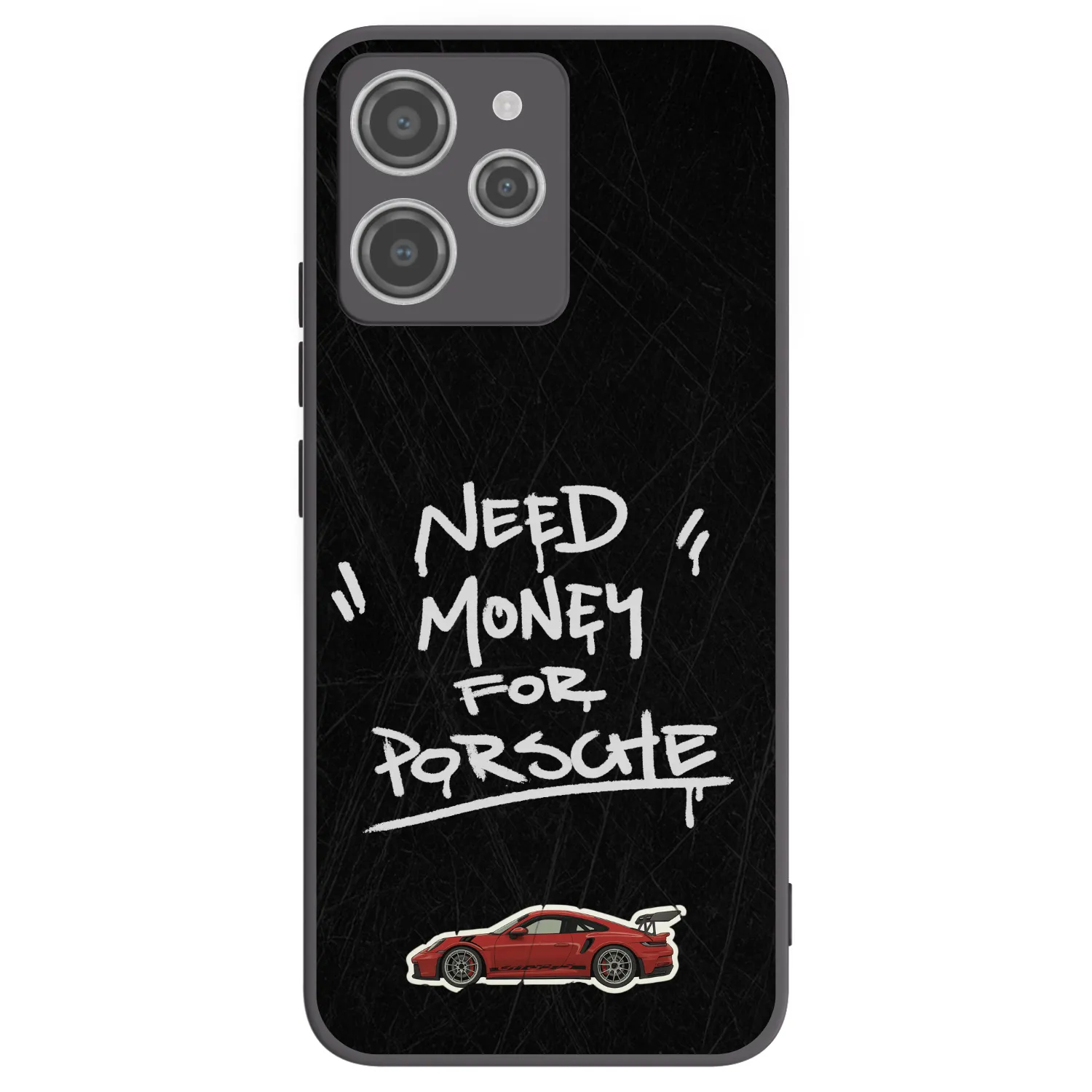 Picasee silikonski črni ovitek za Xiaomi Redmi 12 4G - Dark Racer