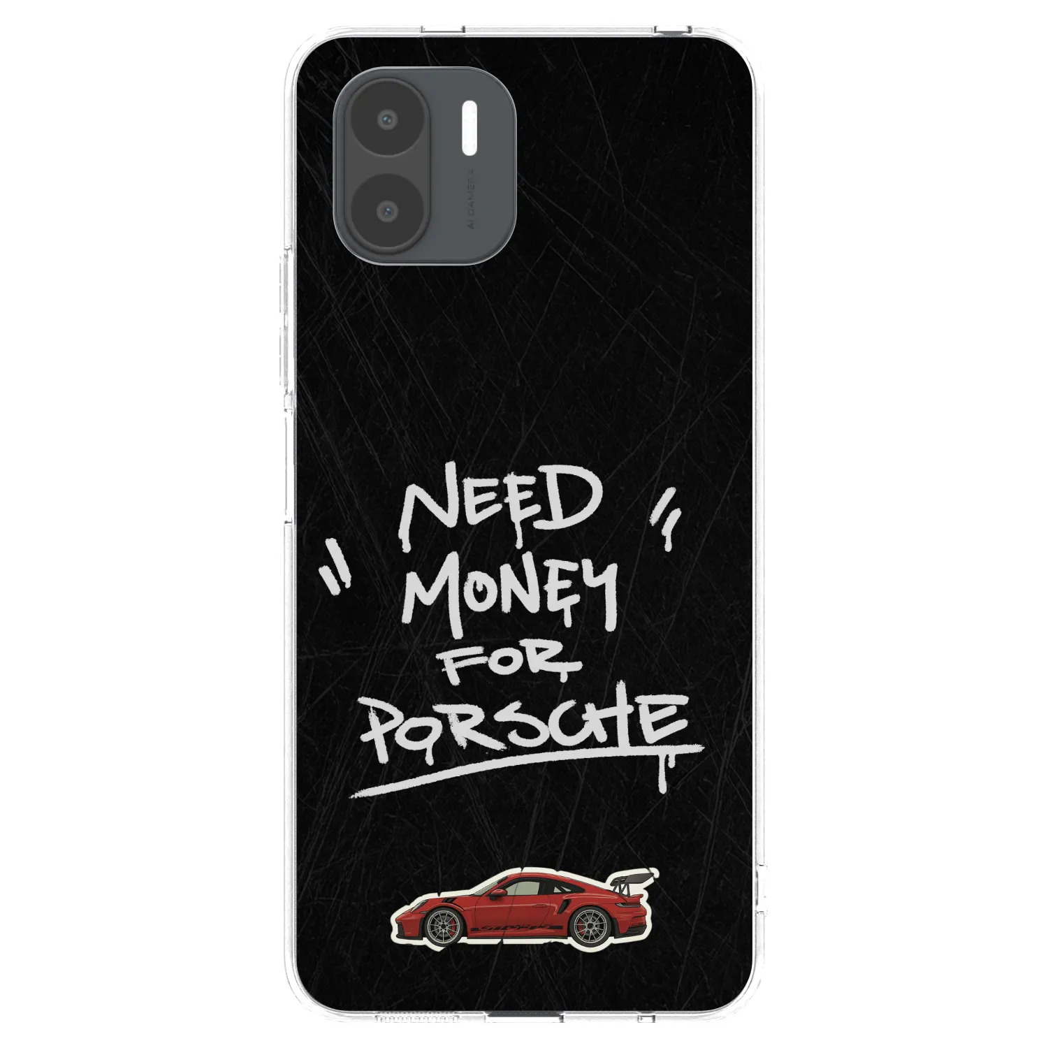 Picasee silikonski prozorni ovitek za Xiaomi Redmi A2 - Dark Racer