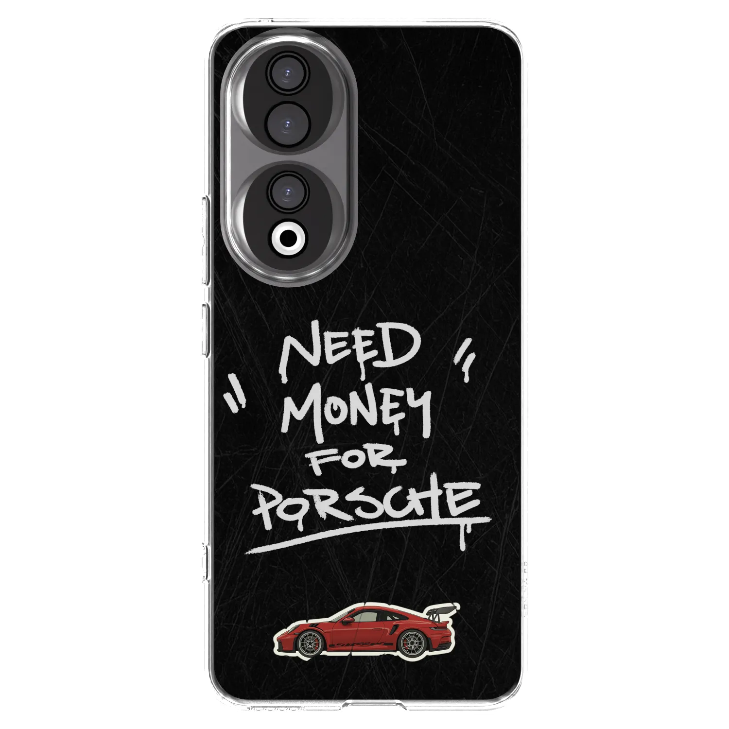 Picasee silikonski prozorni ovitek za Honor 90 5G - Dark Racer