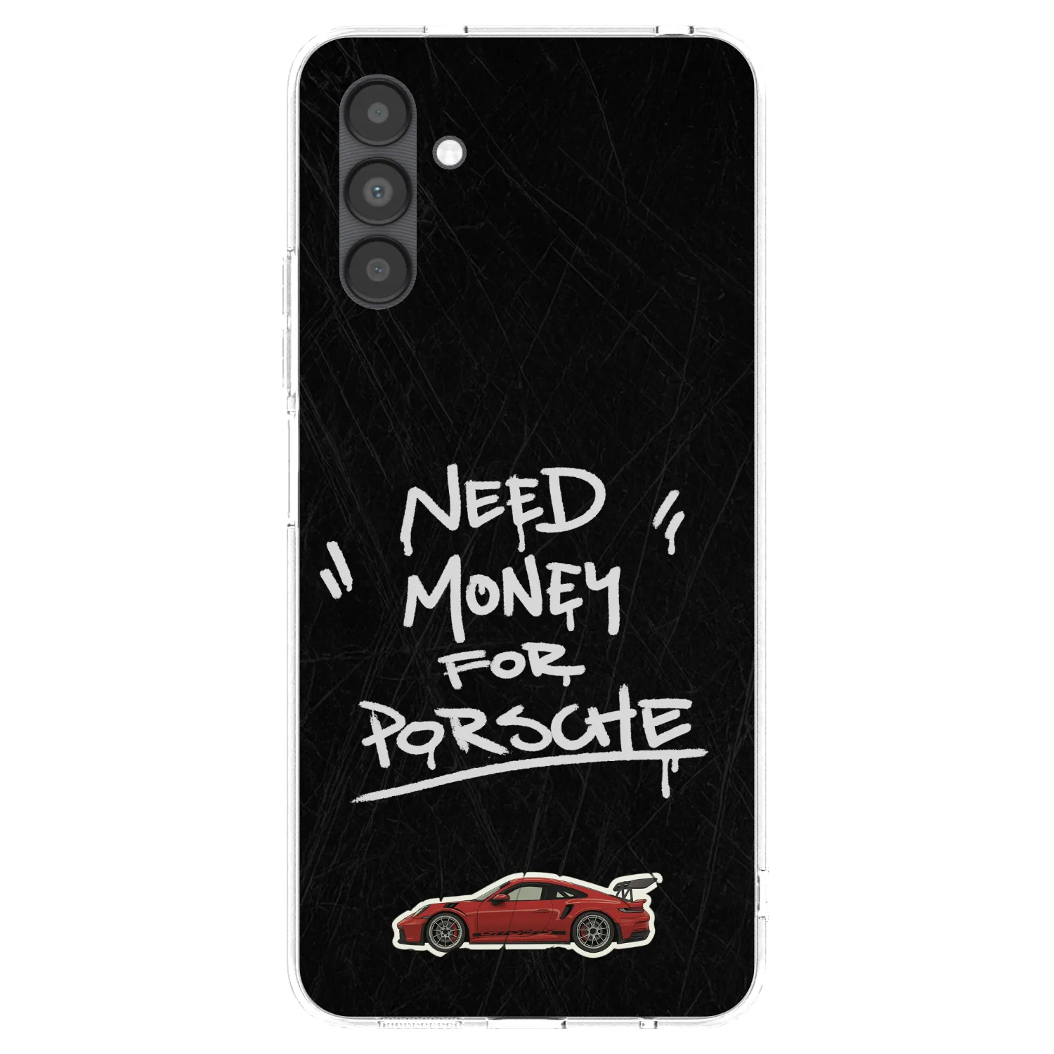 Picasee silikonski prozorni ovitek za Samsung Galaxy A04s A047F - Dark Racer