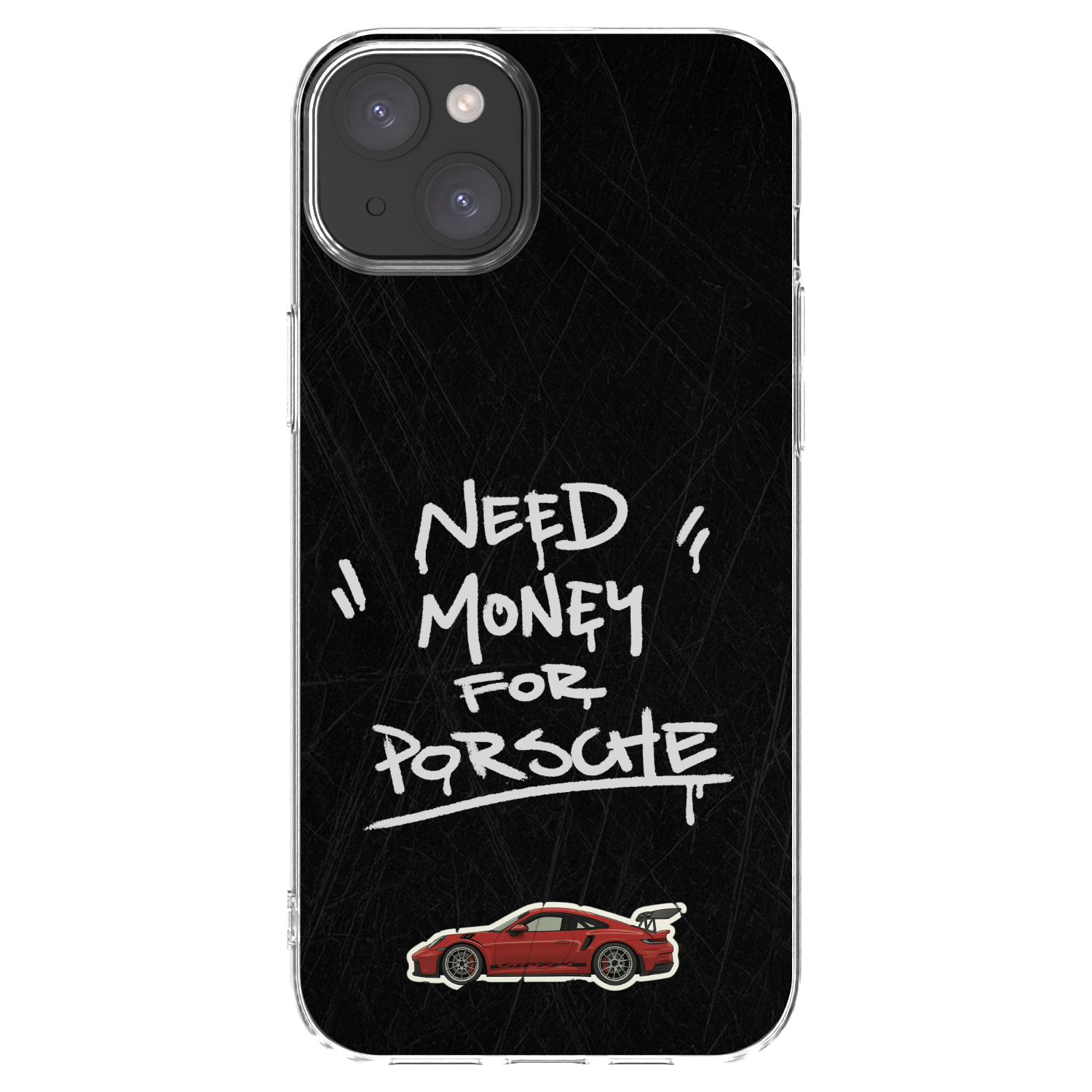 Picasee silikonski prozorni ovitek za Apple iPhone 15 Plus - Dark Racer
