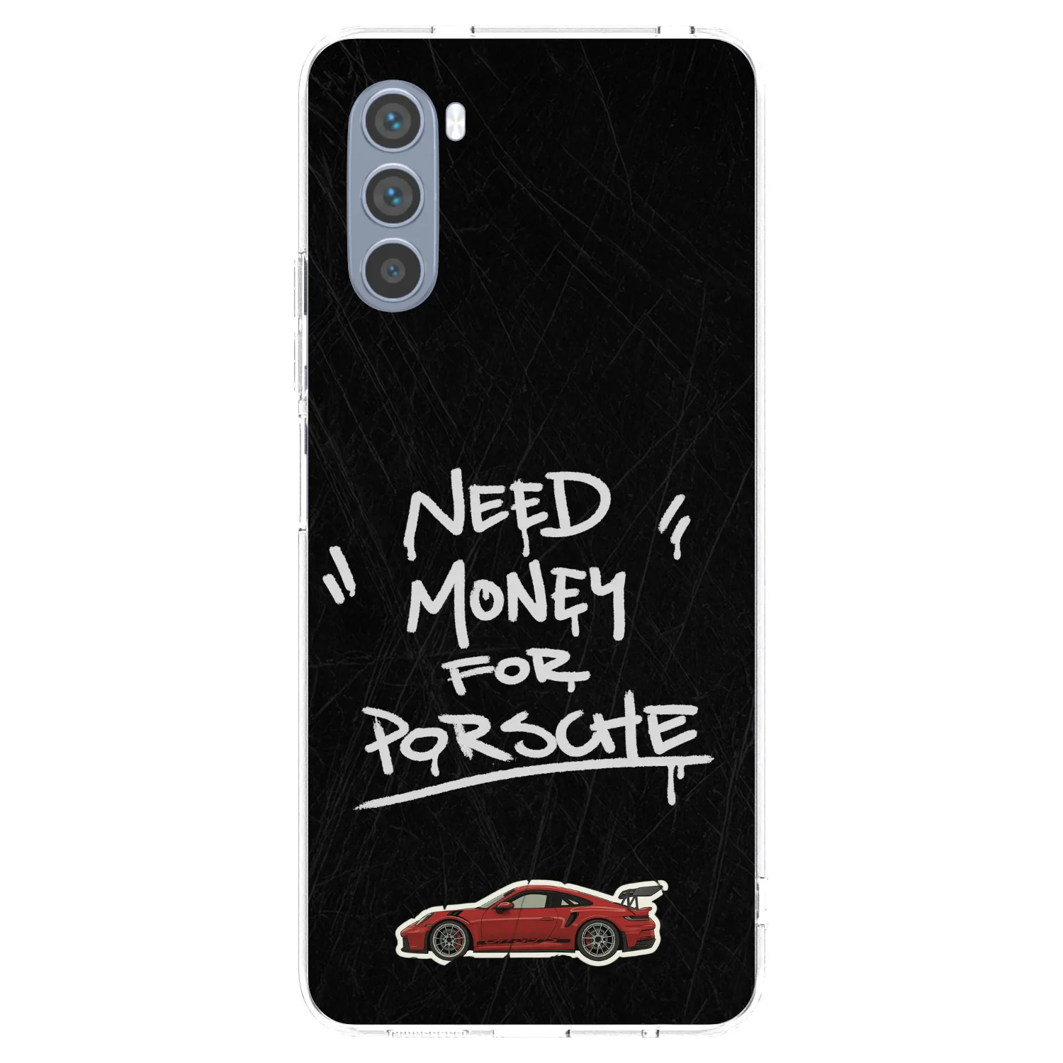 Picasee silikonski prozorni ovitek za Motorola Moto G62 - Dark Racer
