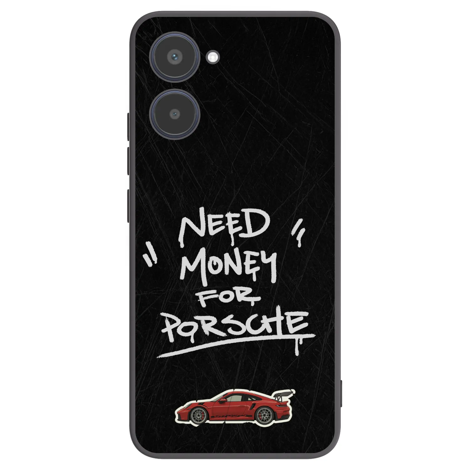 Picasee silikonski črni ovitek za Realme 10 4G - Dark Racer