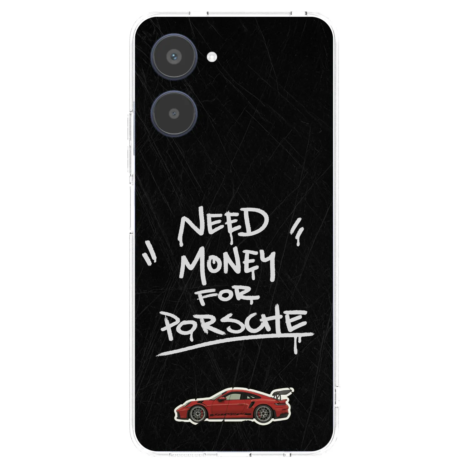 Picasee silikonski prozorni ovitek za Realme 10 4G - Dark Racer