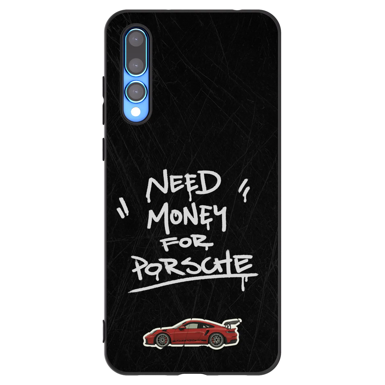 Picasee silikonski črni ovitek za Huawei P20 Pro - Dark Racer