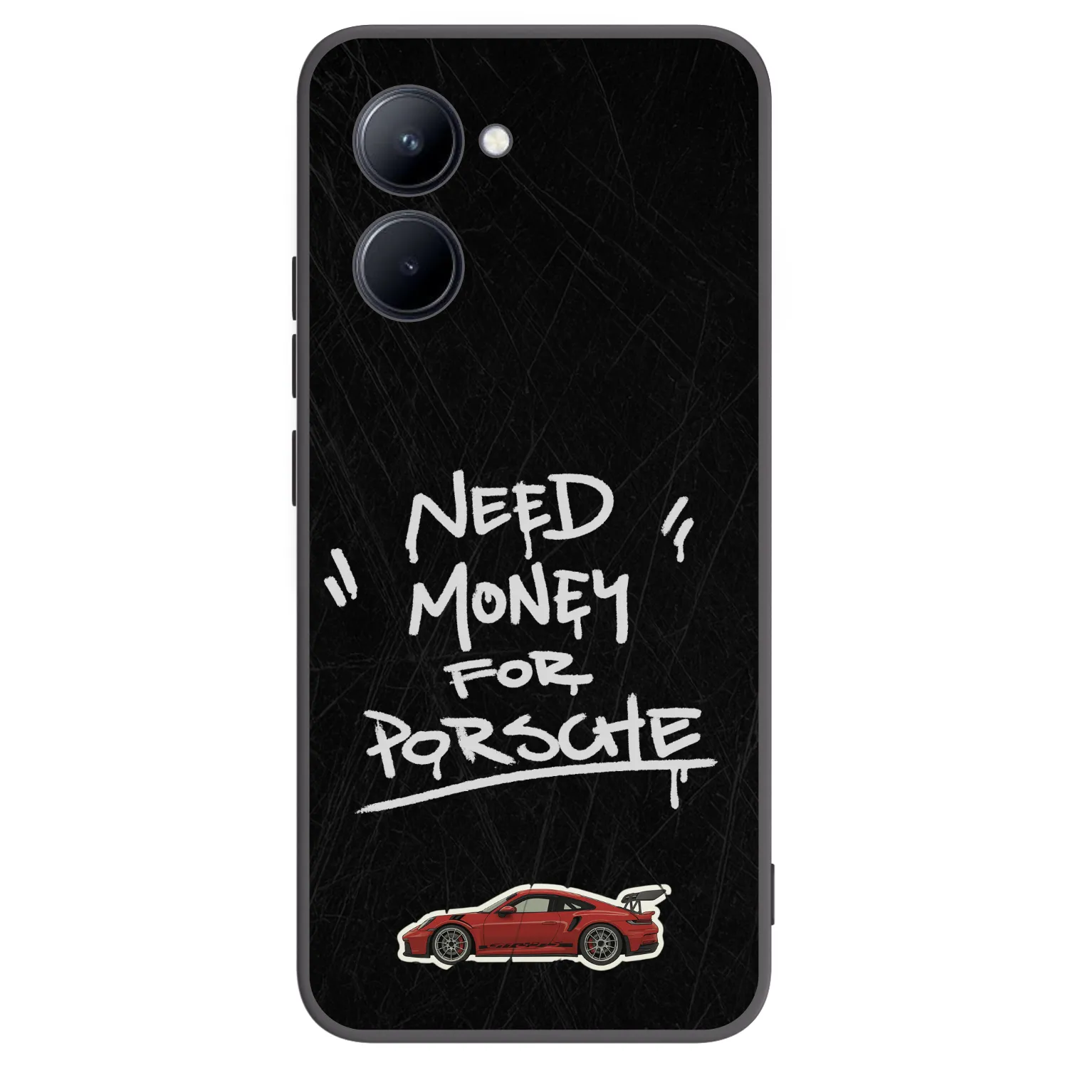 Picasee silikonski črni ovitek za Realme C33 (2023) - Dark Racer