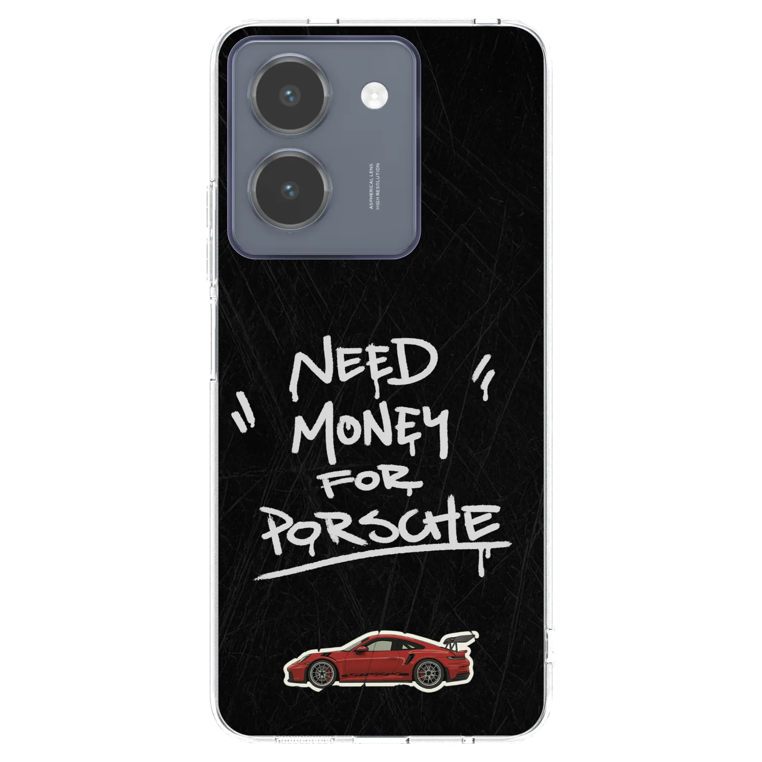 Picasee silikonski prozorni ovitek za Vivo Y36 4G - Dark Racer