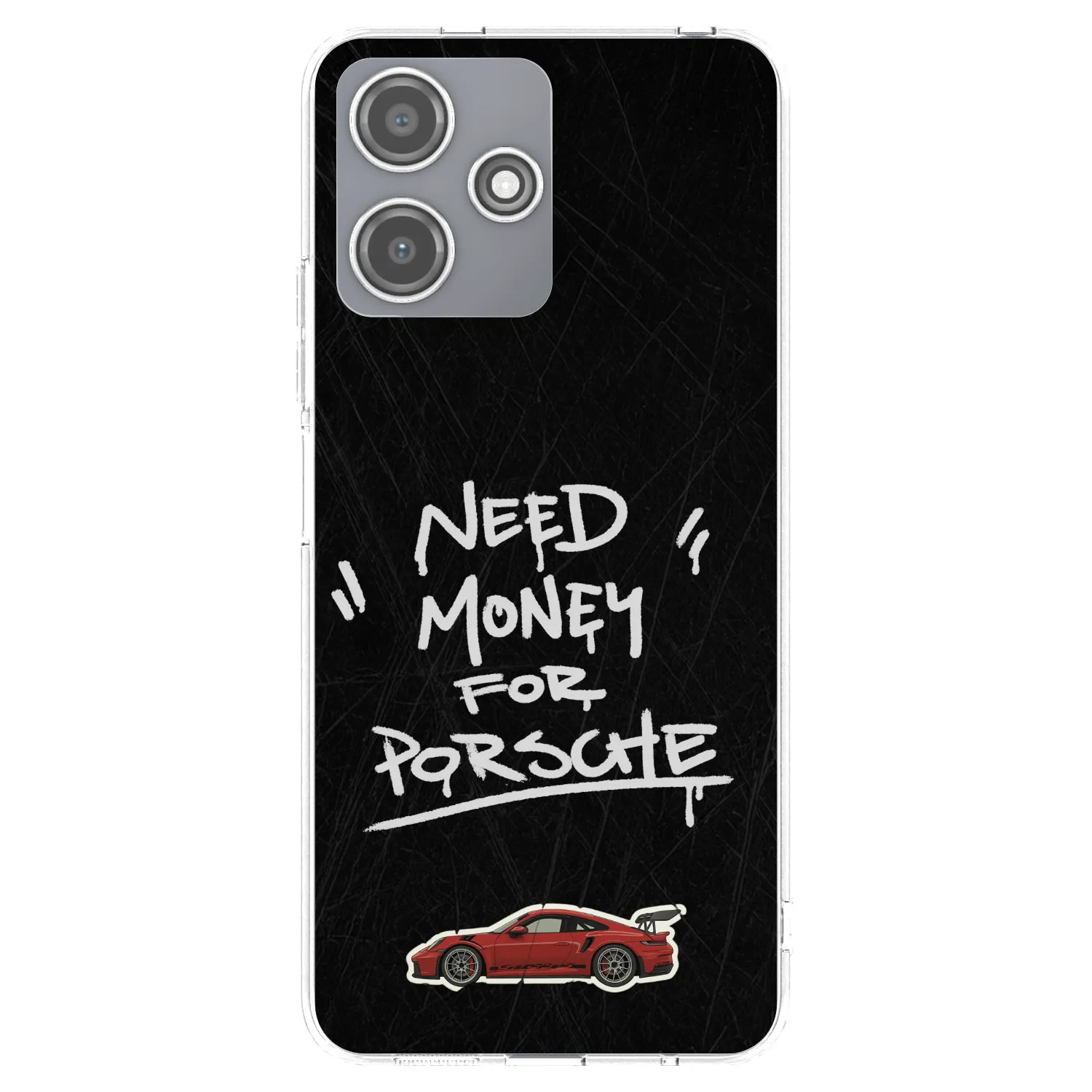 Picasee silikonski prozorni ovitek za Xiaomi Redmi 12 5G - Dark Racer