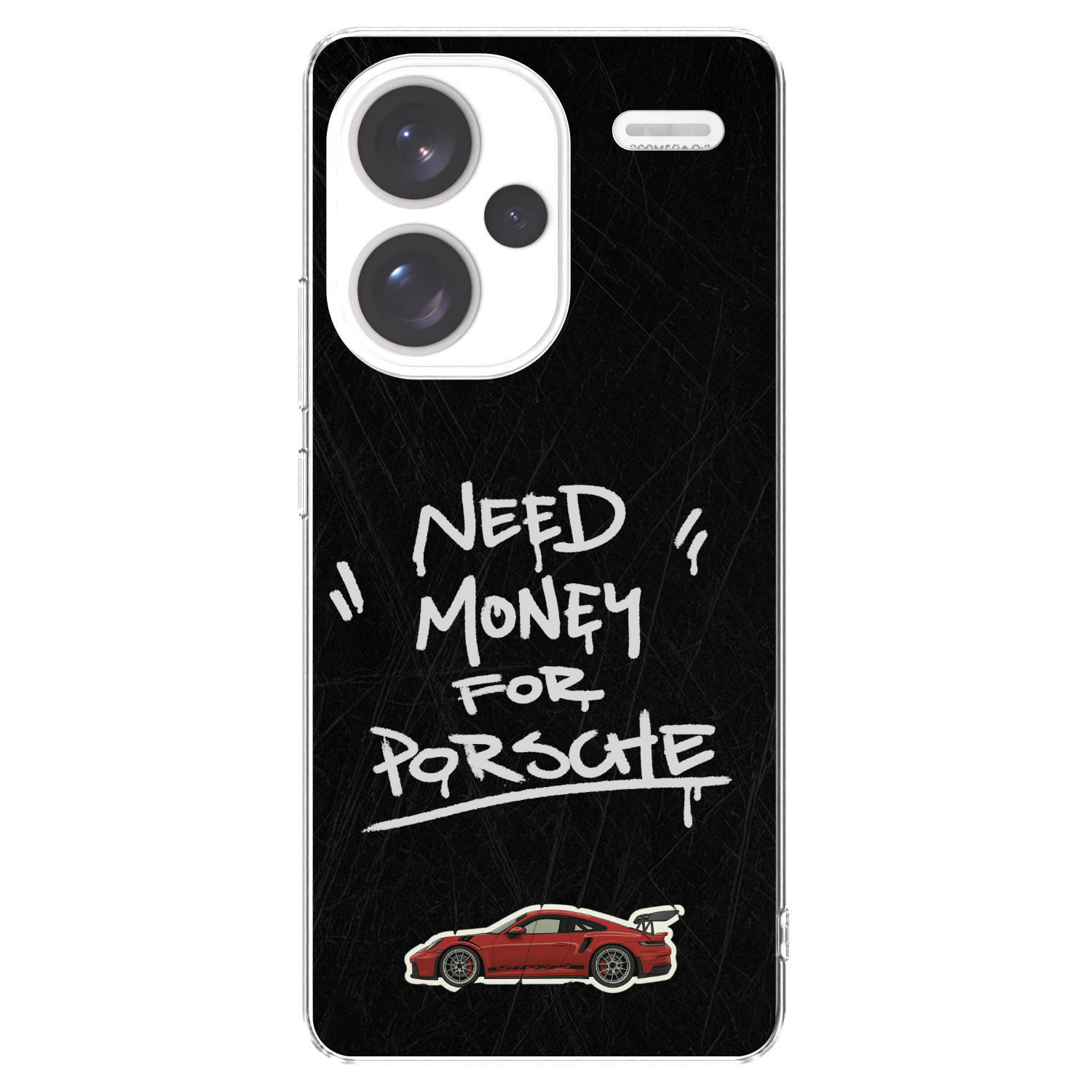 Picasee silikonski prozorni ovitek za Xiaomi Redmi Note 13 Pro+ 5G - Dark Racer