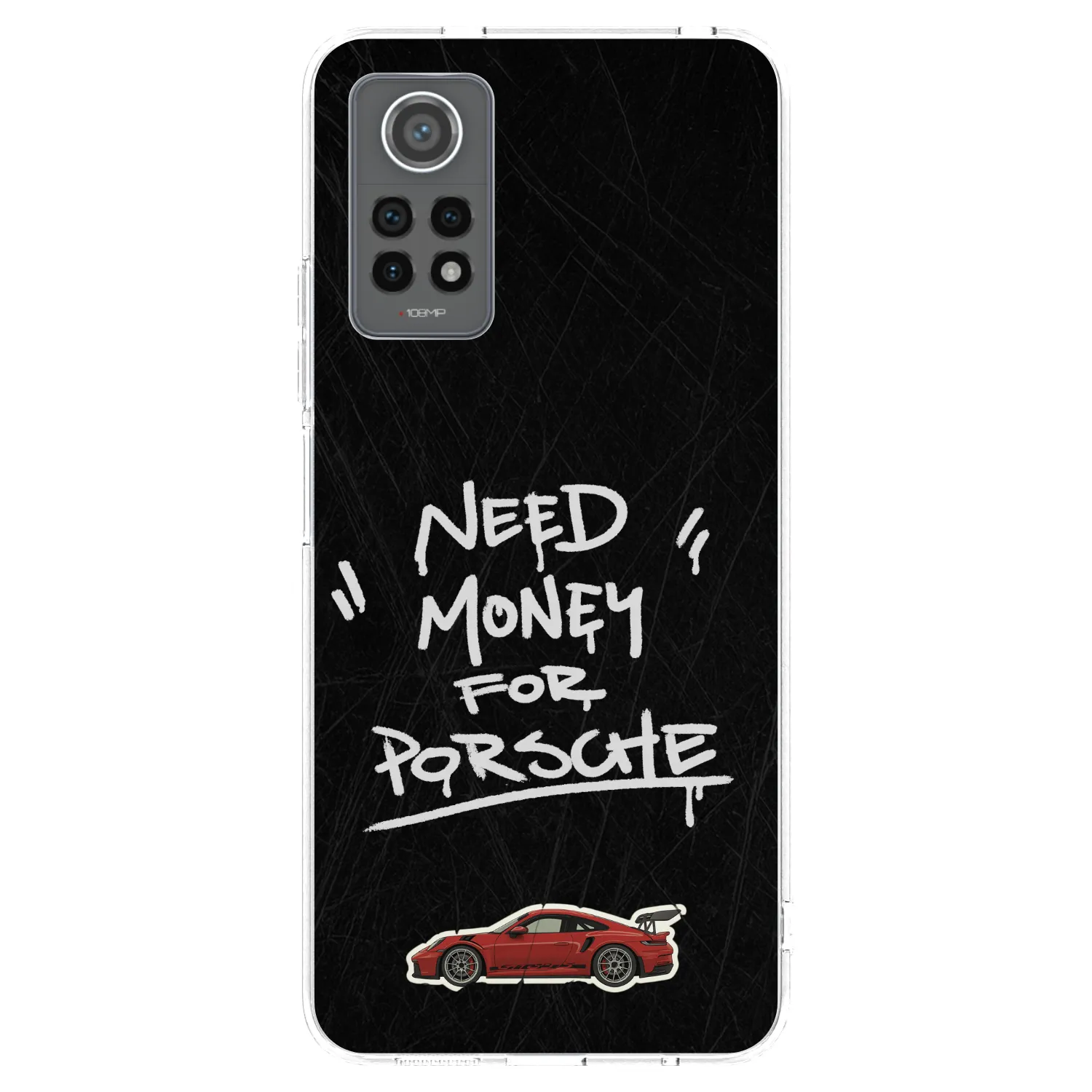 Picasee silikonski prozorni ovitek za Xiaomi Redmi Note 12 Pro 4G - Dark Racer