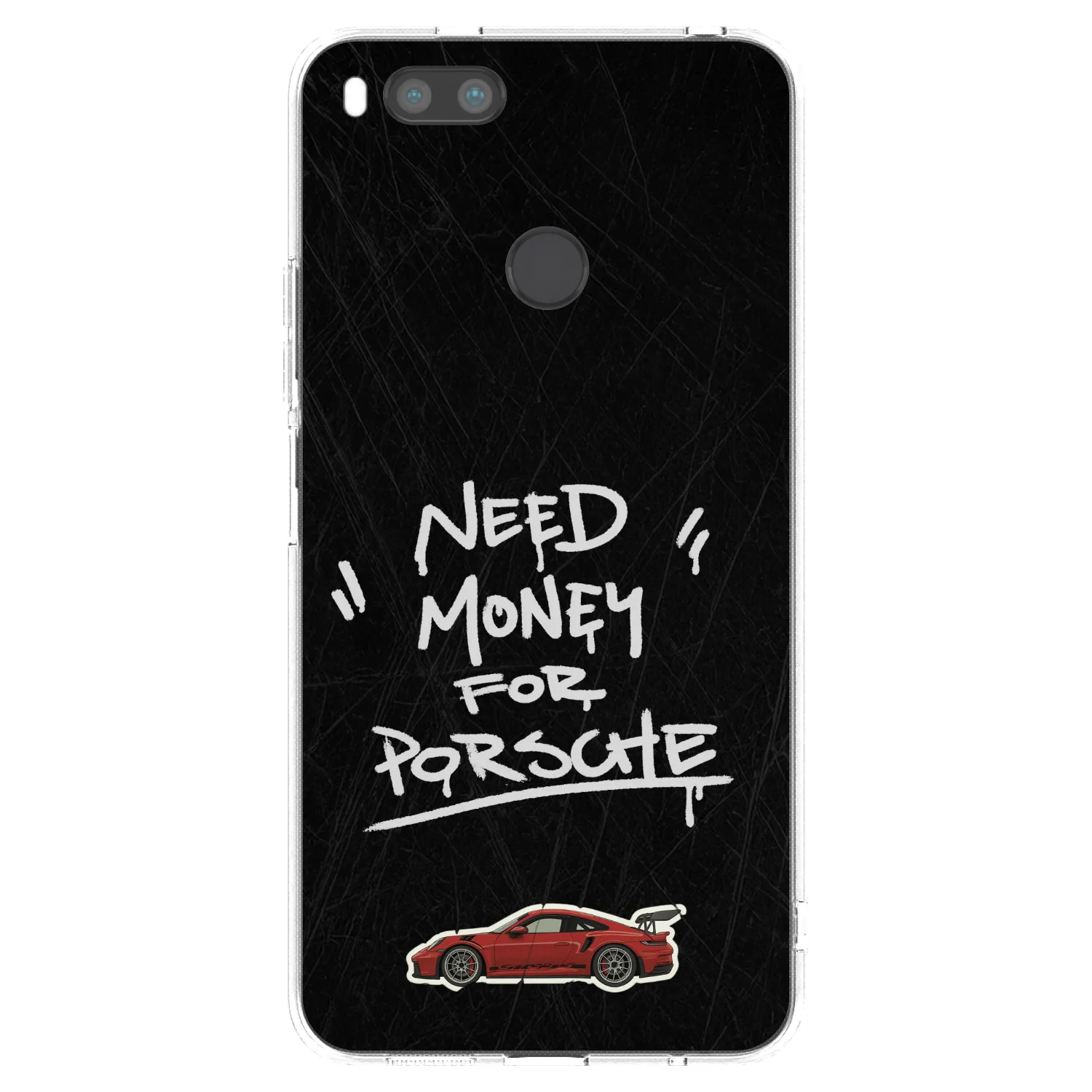 Picasee silikonski prozorni ovitek za Xiaomi Mi A1 Global - Dark Racer