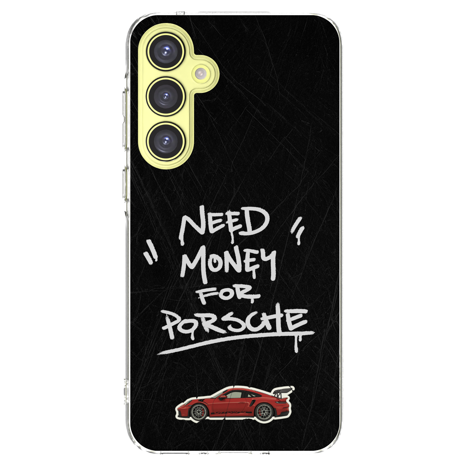 Picasee silikonski prozorni ovitek za Samsung Galaxy A35 5G A356B - Dark Racer