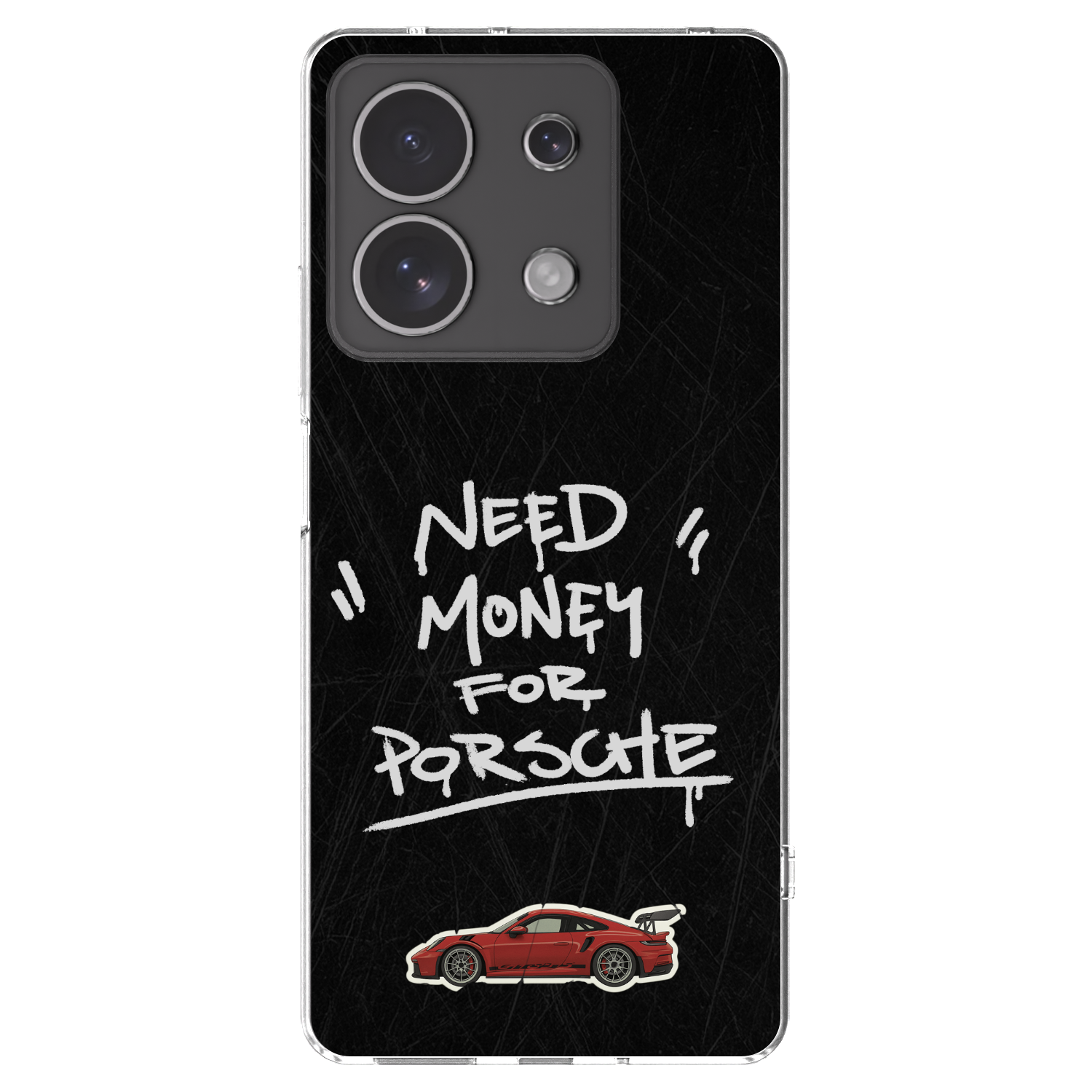 Picasee silikonski prozorni ovitek za Xiaomi Redmi Note 13 4G - Dark Racer