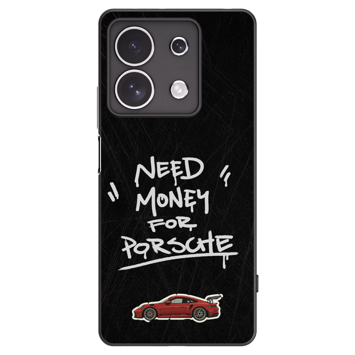 Picasee silikonski črni ovitek za Xiaomi Redmi Note 13 4G - Dark Racer