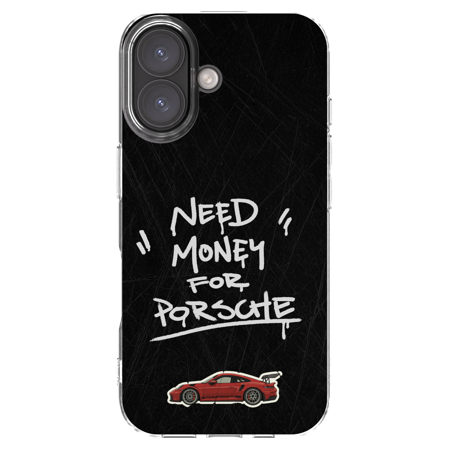 Picasee silikonski prozorni ovitek za Apple iPhone 16 - Dark Racer