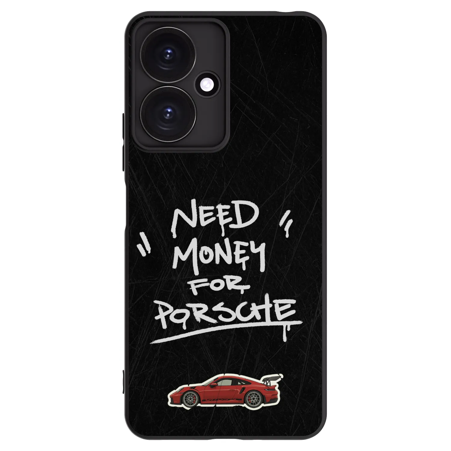 Picasee silikonski črni ovitek za Xiaomi Redmi 13C 5G - Dark Racer