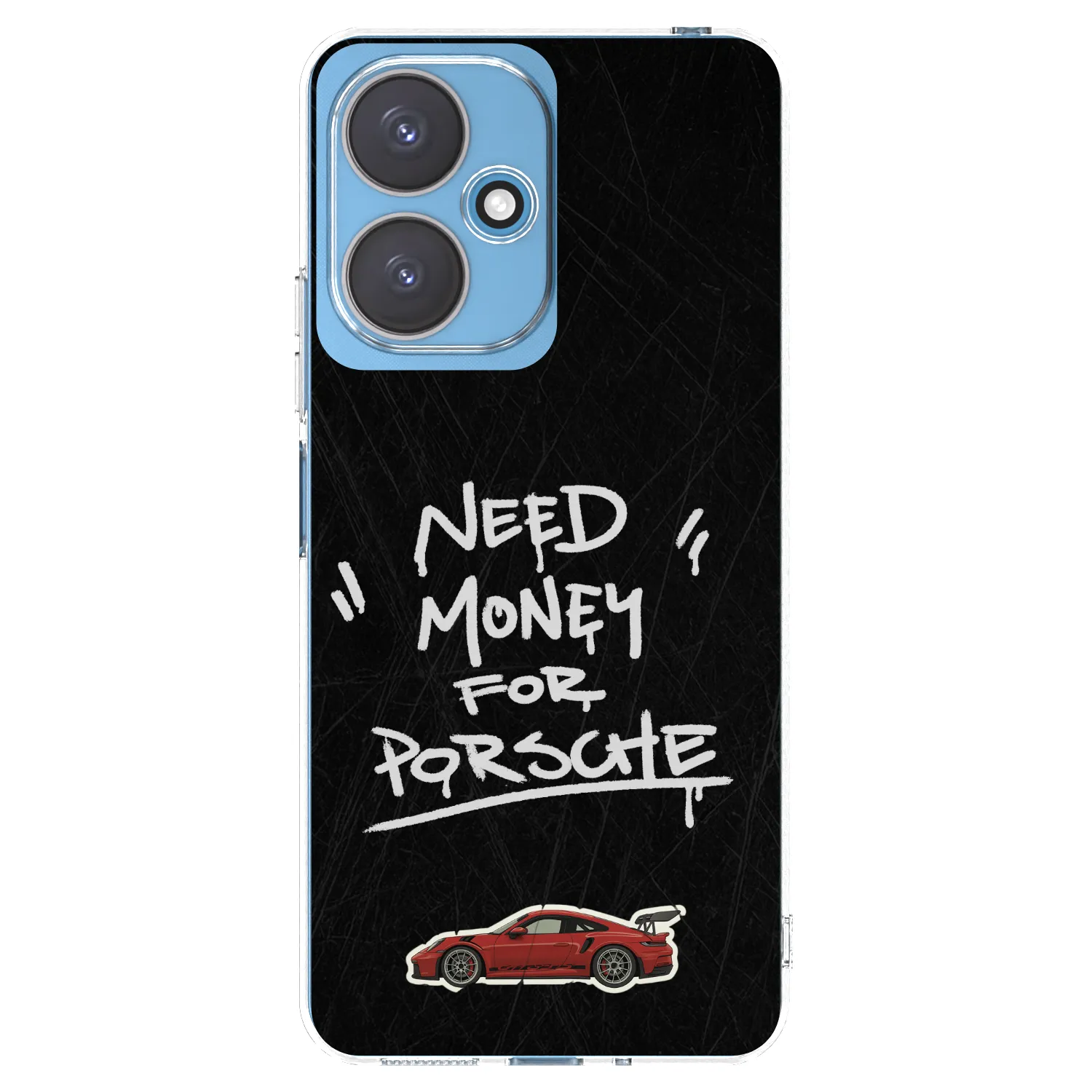 Picasee silikonski prozorni ovitek za Xiaomi Redmi 13C 5G - Dark Racer