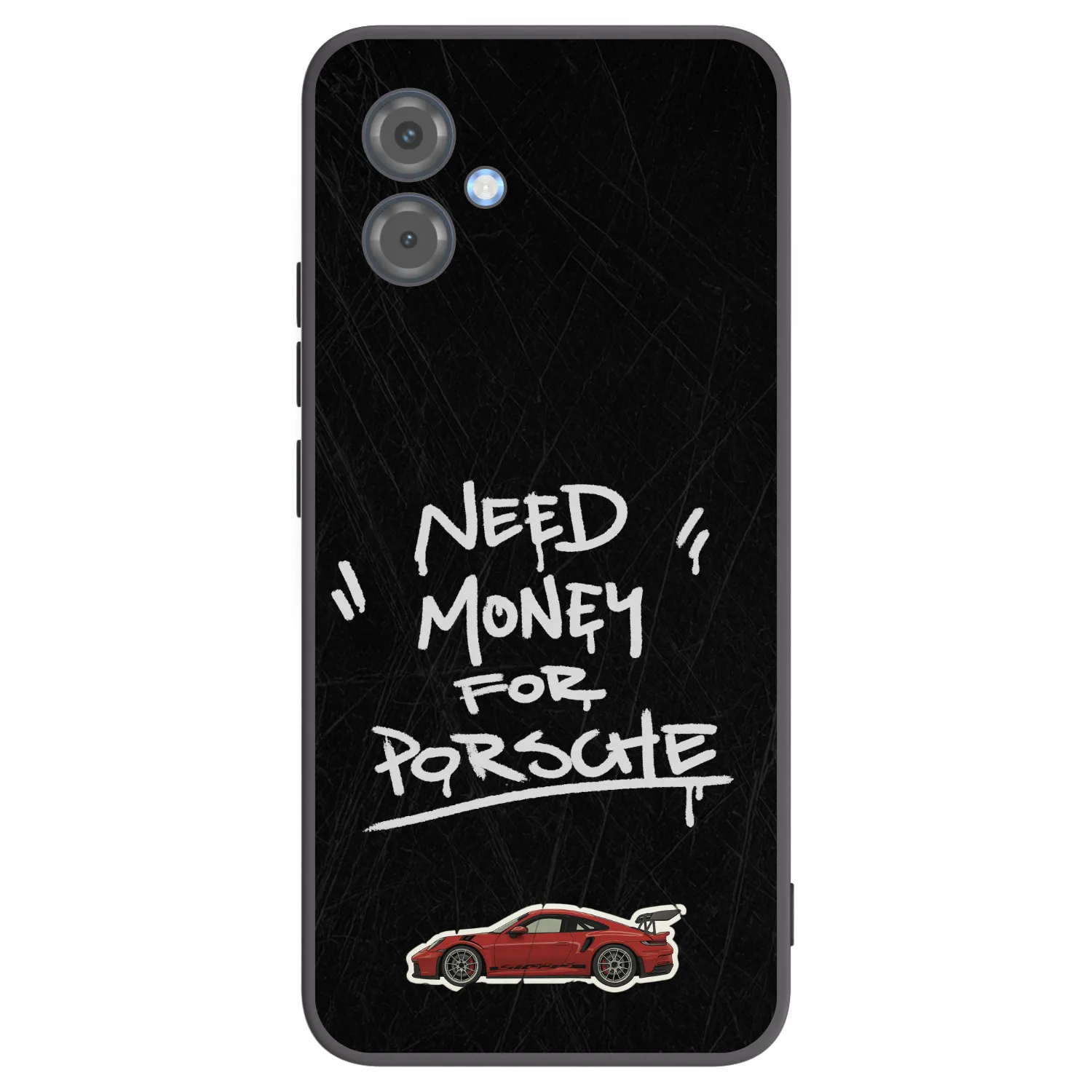 Picasee silikonski črni ovitek za Motorola Moto G14 - Dark Racer